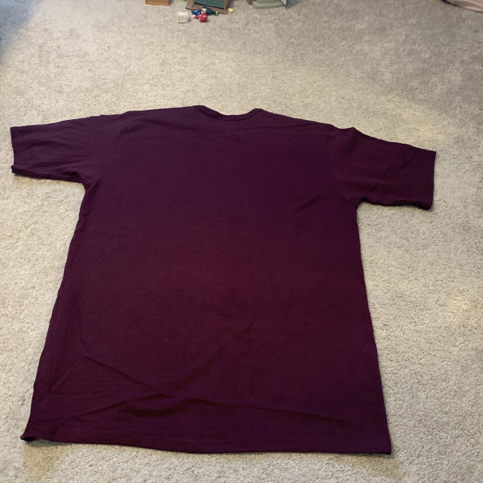 VTG Champion Maroon Plum Heavy Weight Cotton TShirt EXTRA LARGE Unisex Lot Of 12