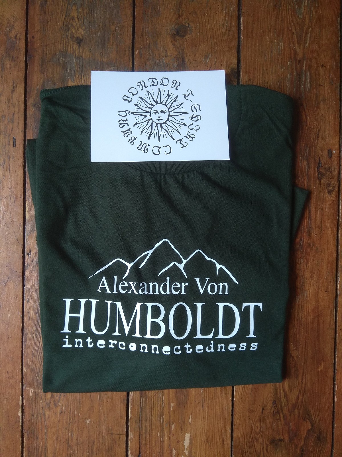 Alexander Von Humboldt T-Shirt – ‘Interconnectedness’, Environment, S-XXL