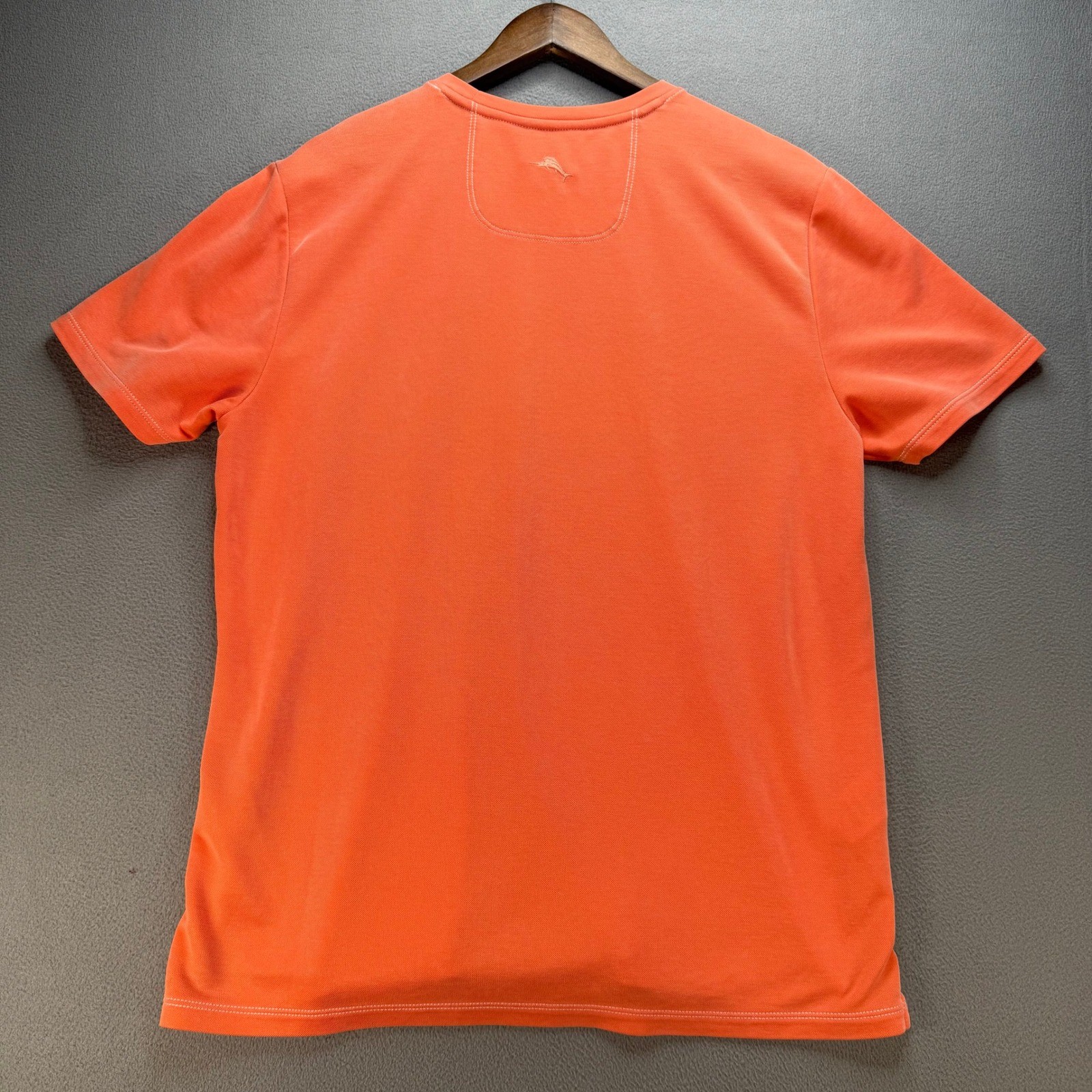 Tommy Bahama T-Shirt Bali Skyline Regular Fit Medium Orange Short Sleeve Tencel