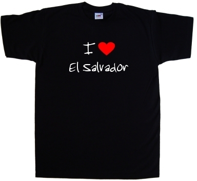 I Love Heart El Salvador T-Shirt