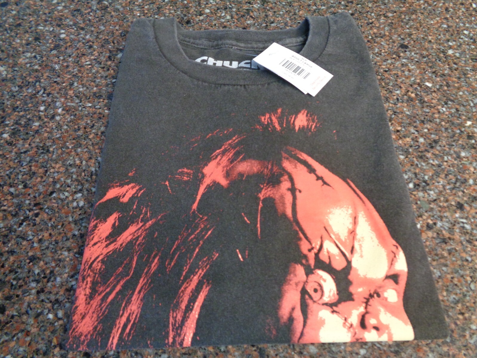 Bloody Disgusting Chucky Child’s Play Large T-shirt Dark Gray Good Guys NWT