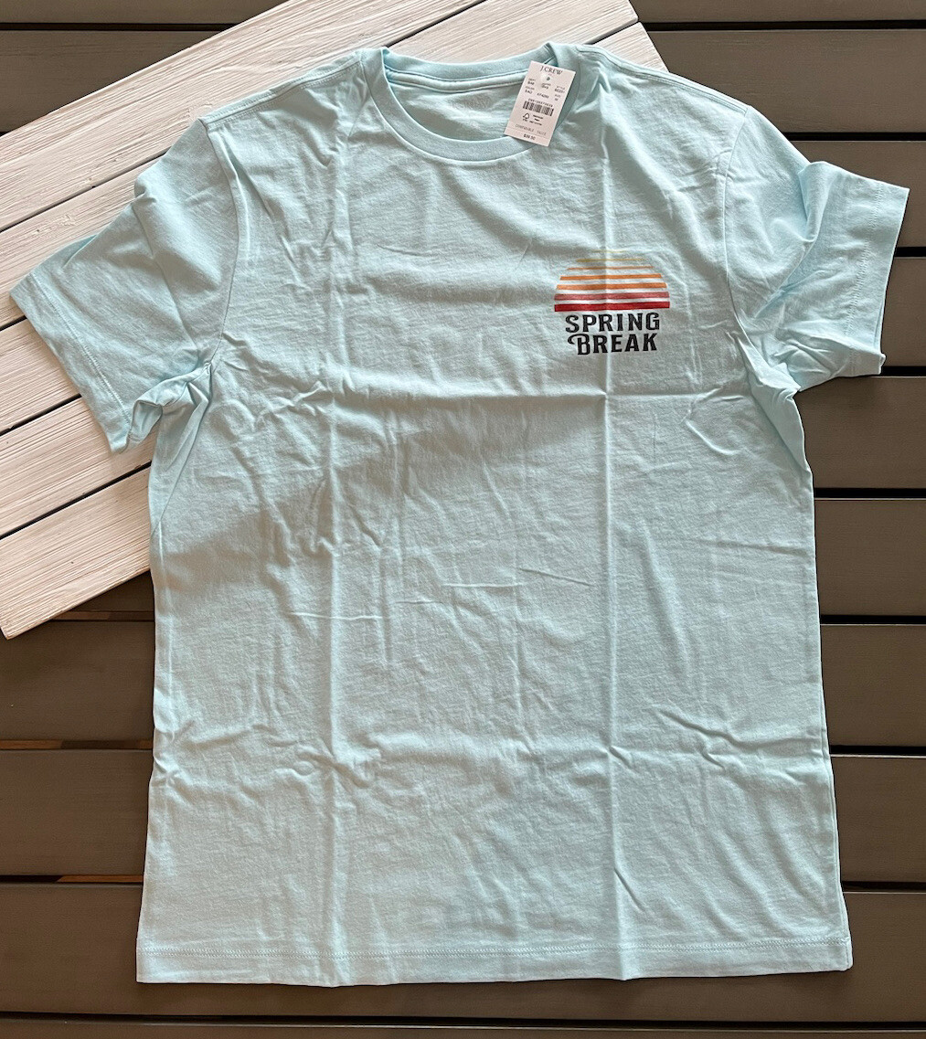 J. Crew Factory Men’s “Spring Break” Graphic T Shirt