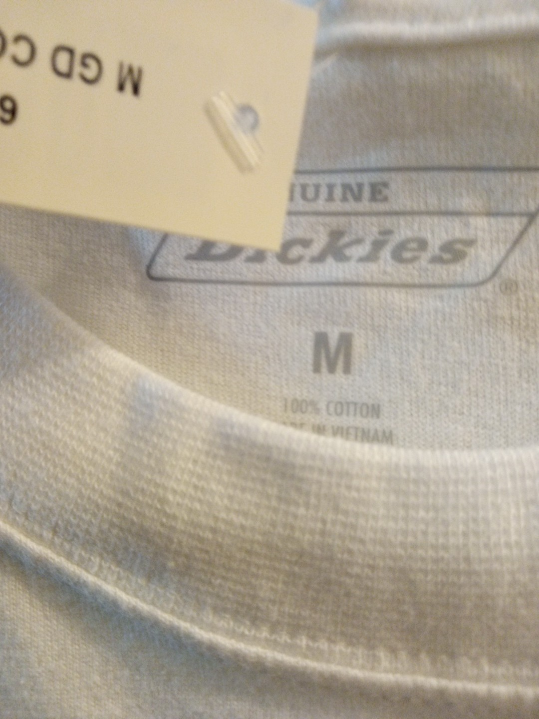Men’s New Dickies Cool & Dry Longer Length Short Sleeve T-Shirt Size Medium