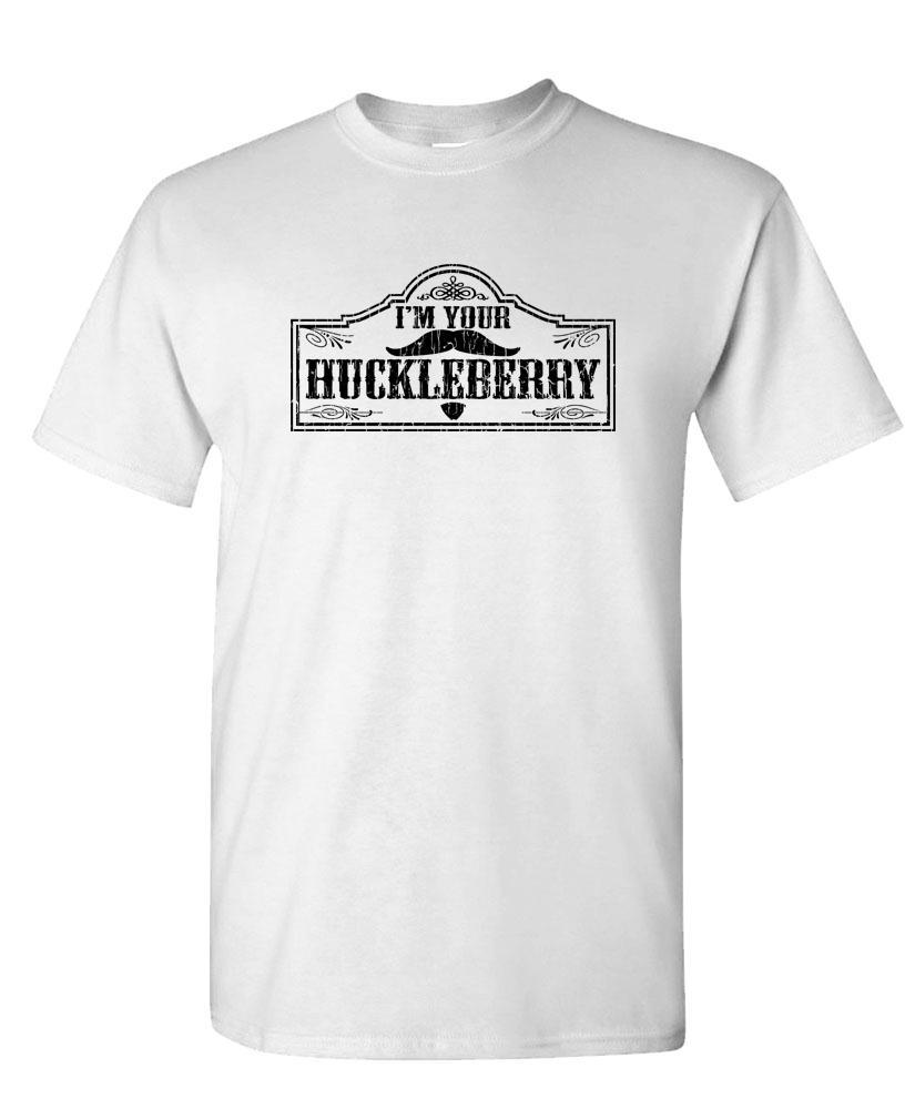 I’M YOUR HUCKLEBERRY – doc holliday western – Mens Cotton T-Shirt