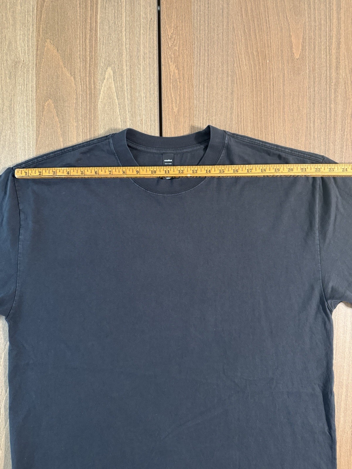 As Colour Heavy Weight Tee Shirt 100% Combed Cotton Size XL Heavy Faded Black
