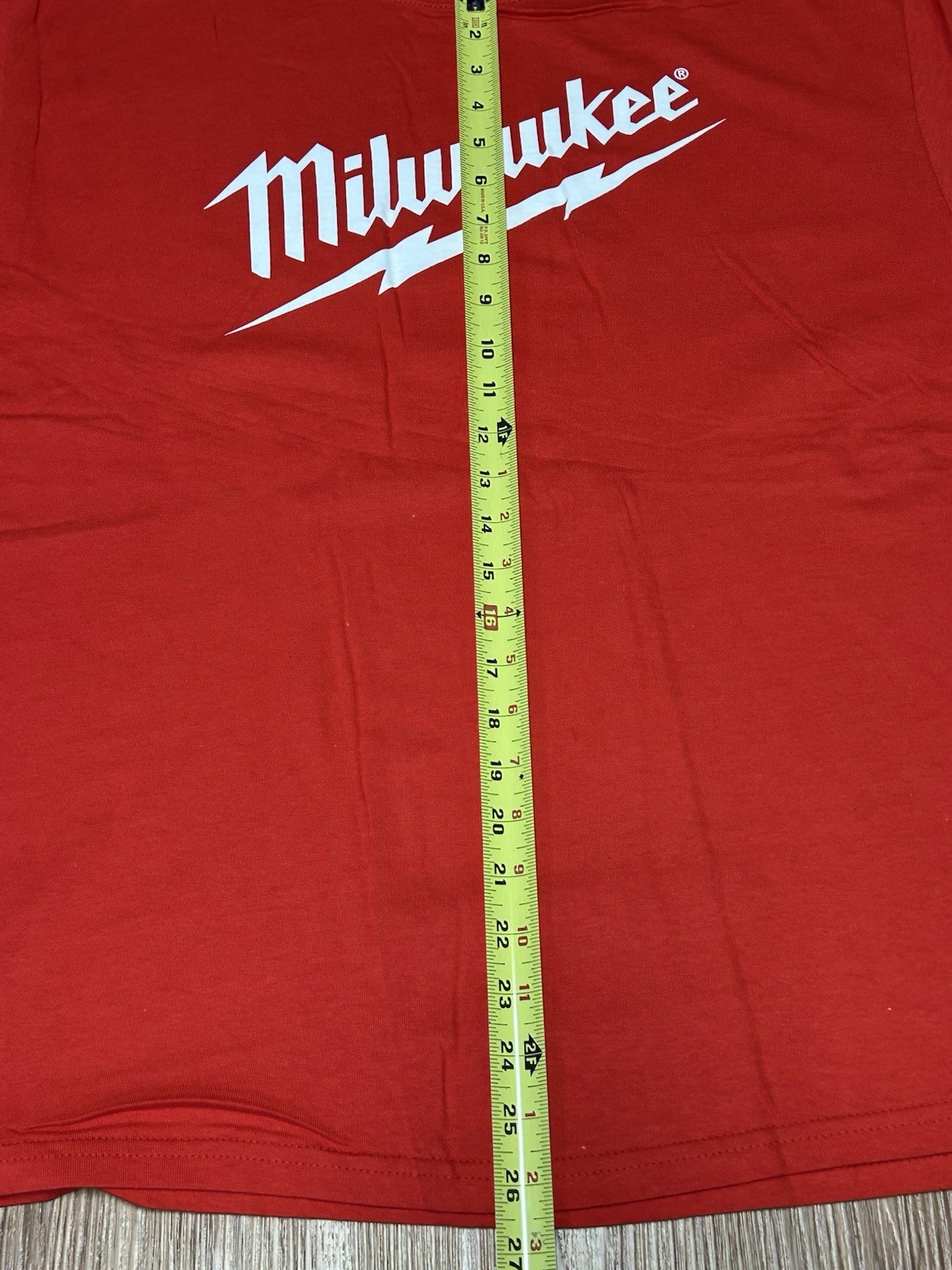 Milwaukee Tools Nothing But Heavy Duty Red T-Shirt Short Sleeve M12 18 NEW LARGE