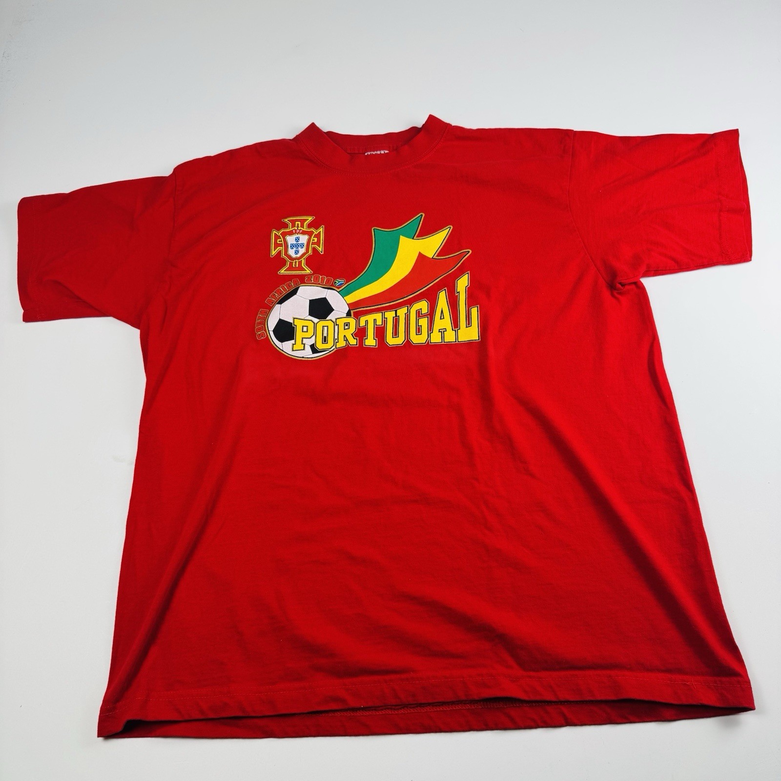 Portugal Soccer Football Team T-shirt Portuguese Flag Size XL