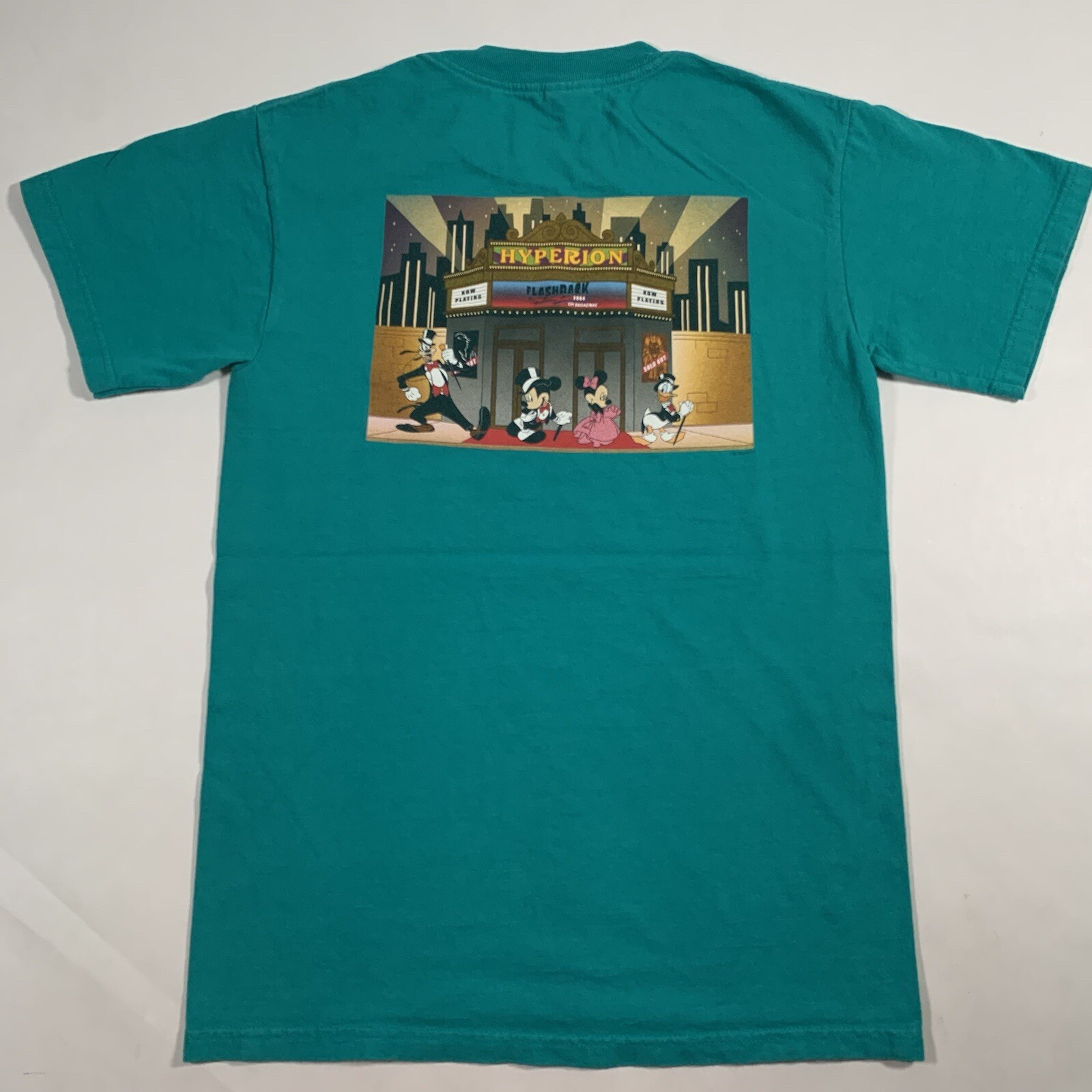 Vintage Disney Flashback Spring 2004 T-Shirt Mens Small Hyperion Broadway Mickey