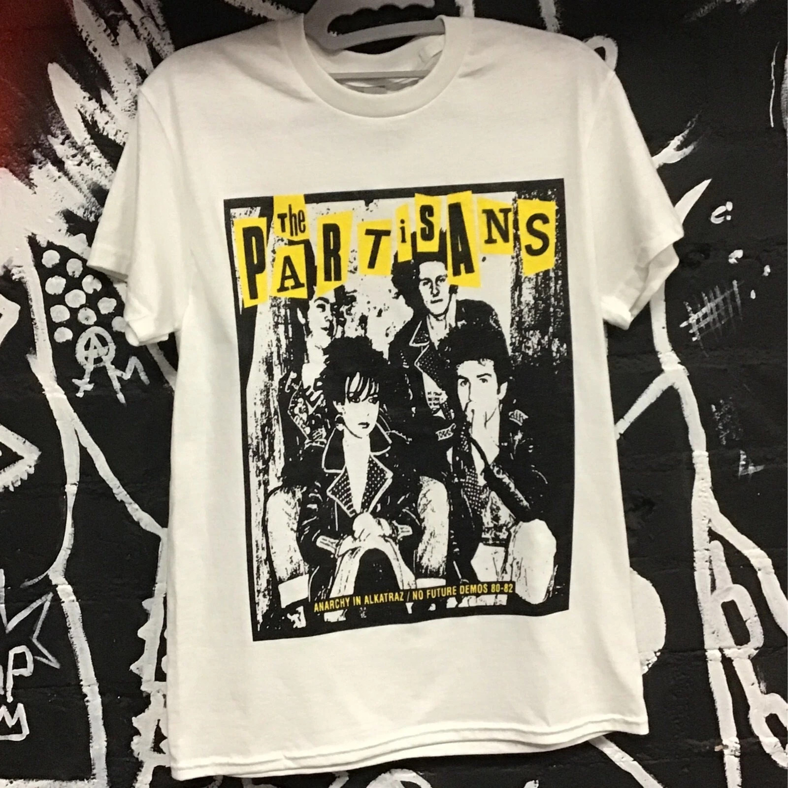 rare The Partisans band 80-82s Black Shirt Unisex All Sizes CR992