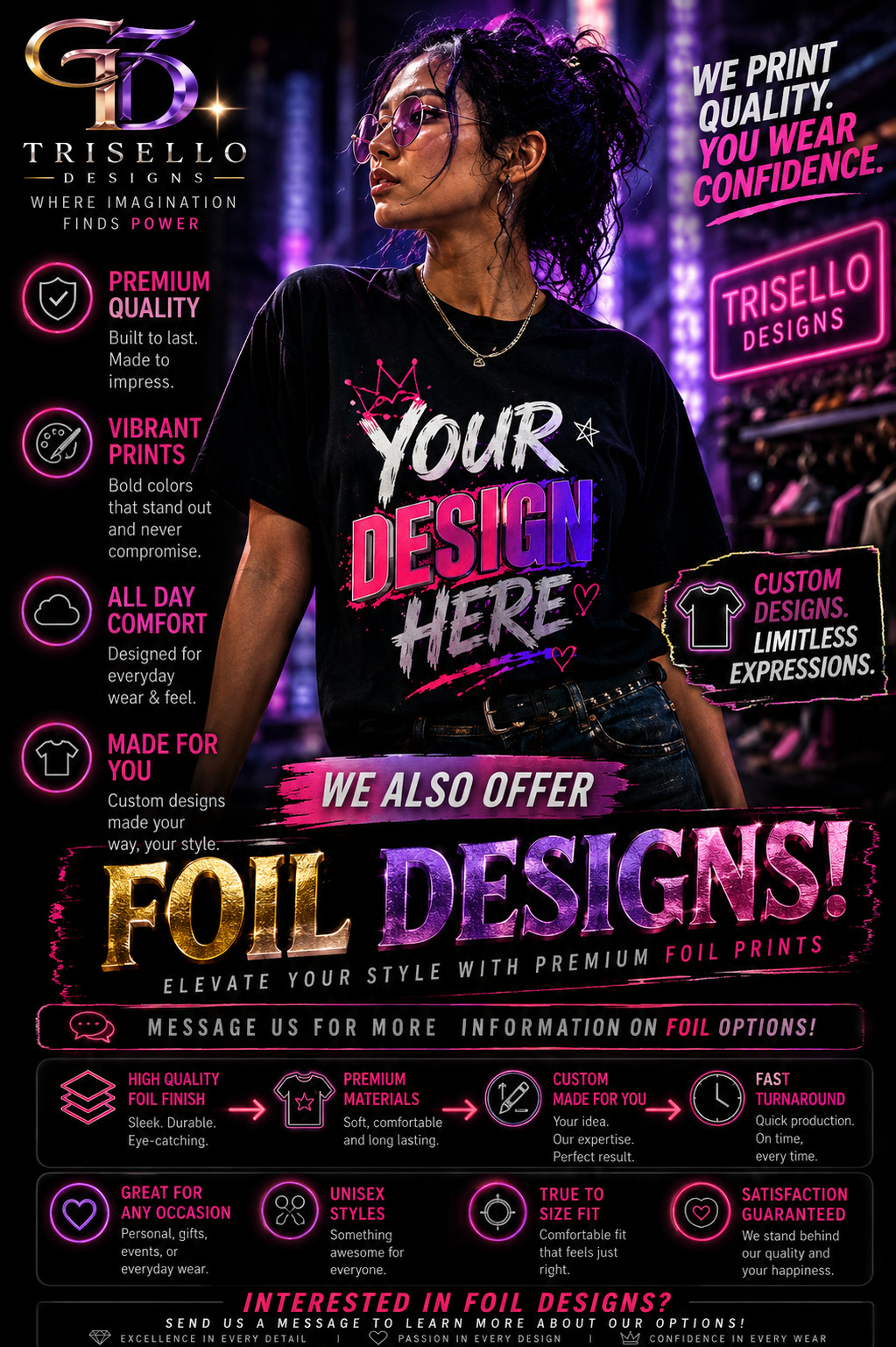 Custom Cotton t-shirt | Graphic Design | Personlized Design | Unisex