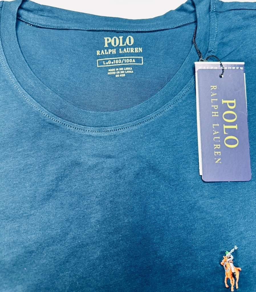 NWT Polo Ralph Lauren Men Short Sleeve Crew Neck-SL Blue T-Shirt Free Shipping