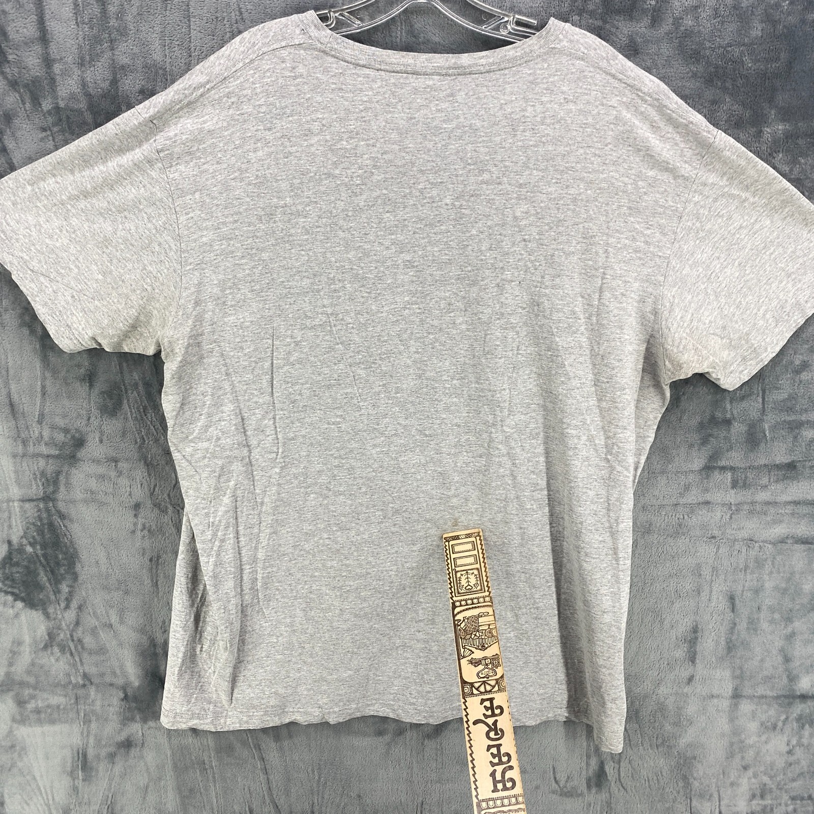 The Big Lebowski Mark It Zero Dude Walter Bowling T Shirt XL Slim Fit Gray FLAW