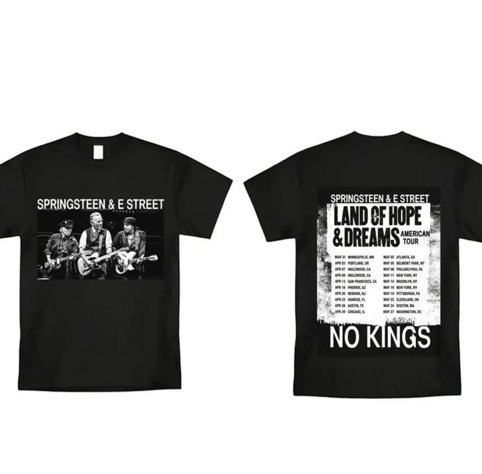 Bruce Springsteen & The E Street Band Tour 2026 T-Shirt | Official Concert Tee