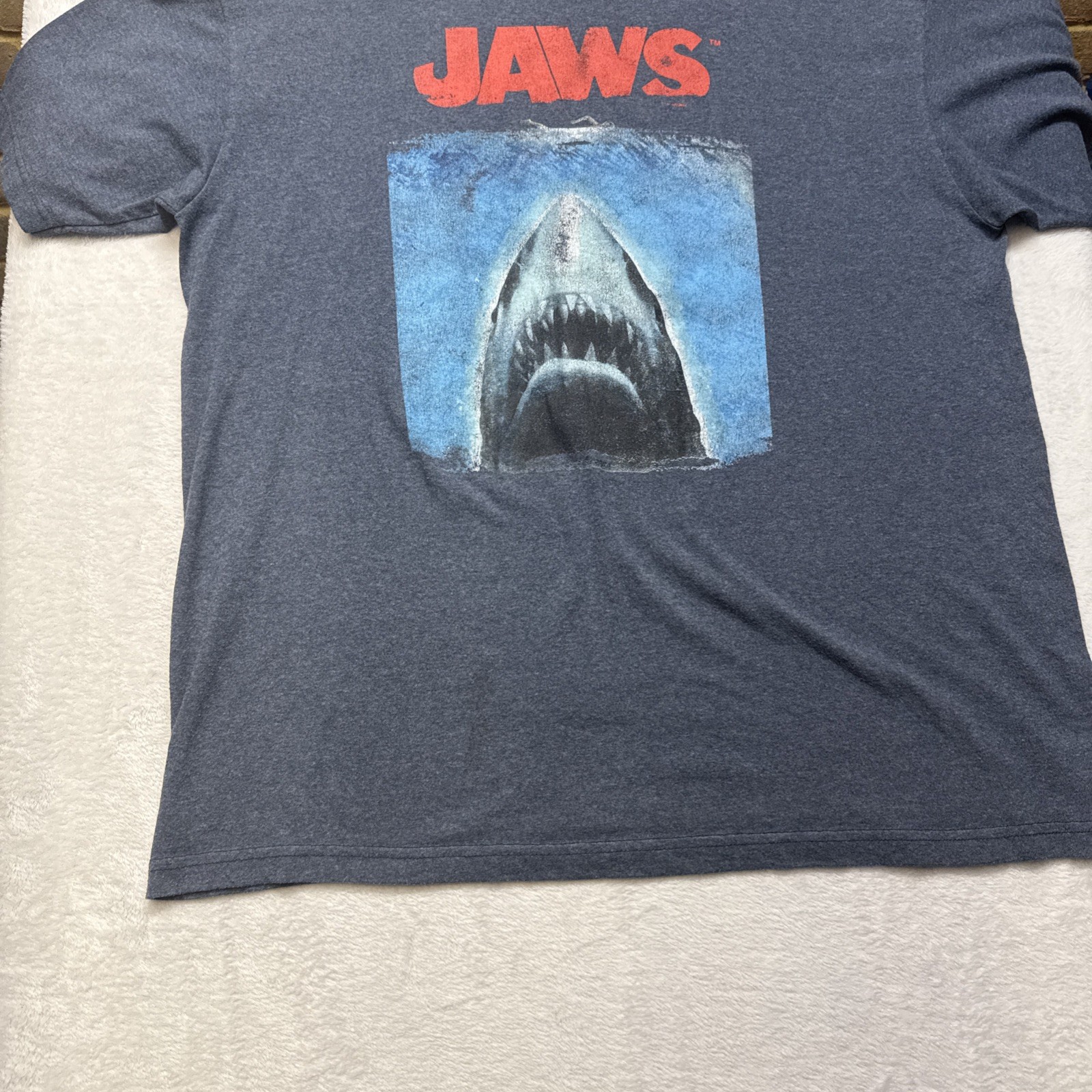 Jaws Movie T-Shirt Men’s 2XL Big & Tall – Horror Fan Retro Shark – Free Shipping