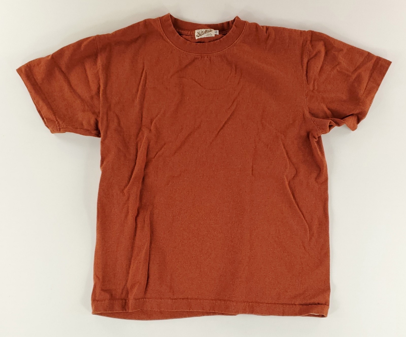 Non Stock Knitting Mills T Shirt Brown Short Sleeve Mens L