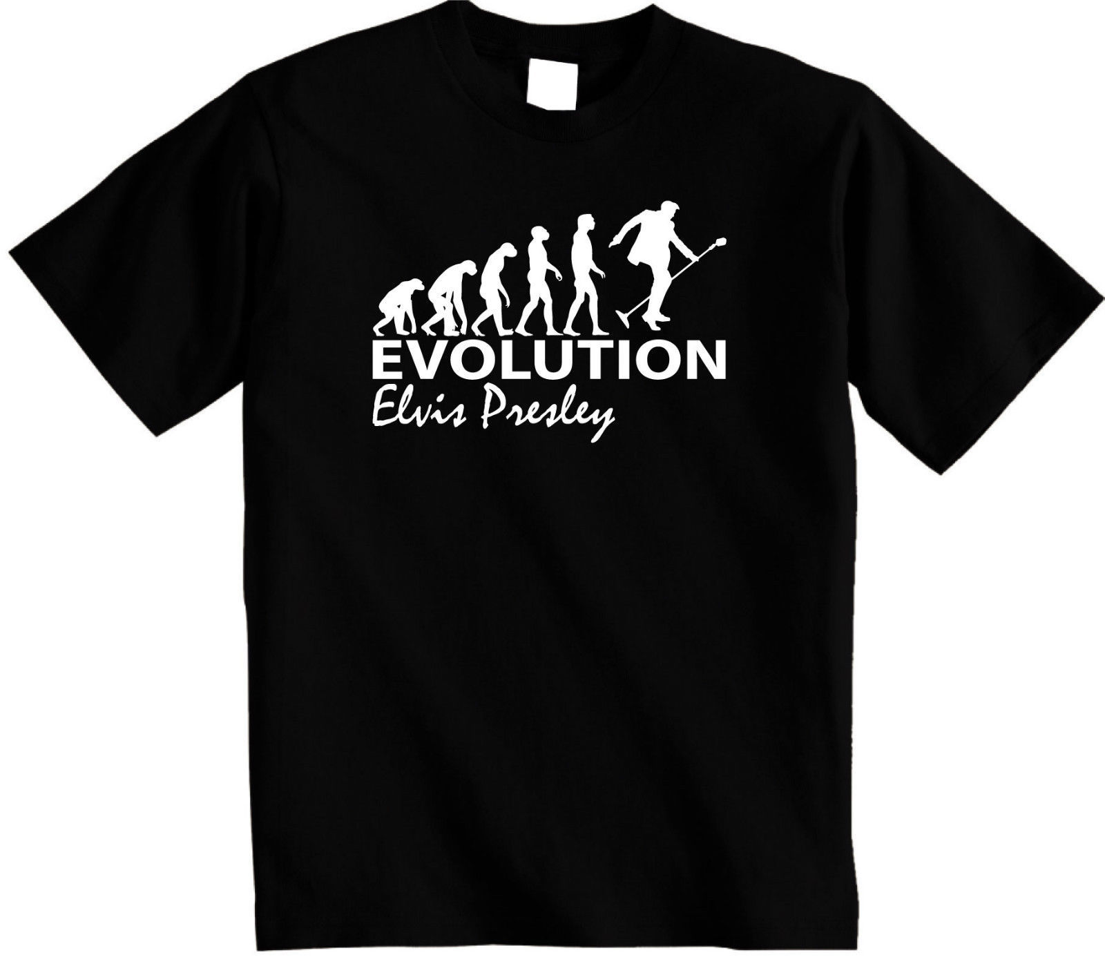 Evolution of Elvis Presley t shirt Evolve of The King Jailhouse Unisex T-shirt