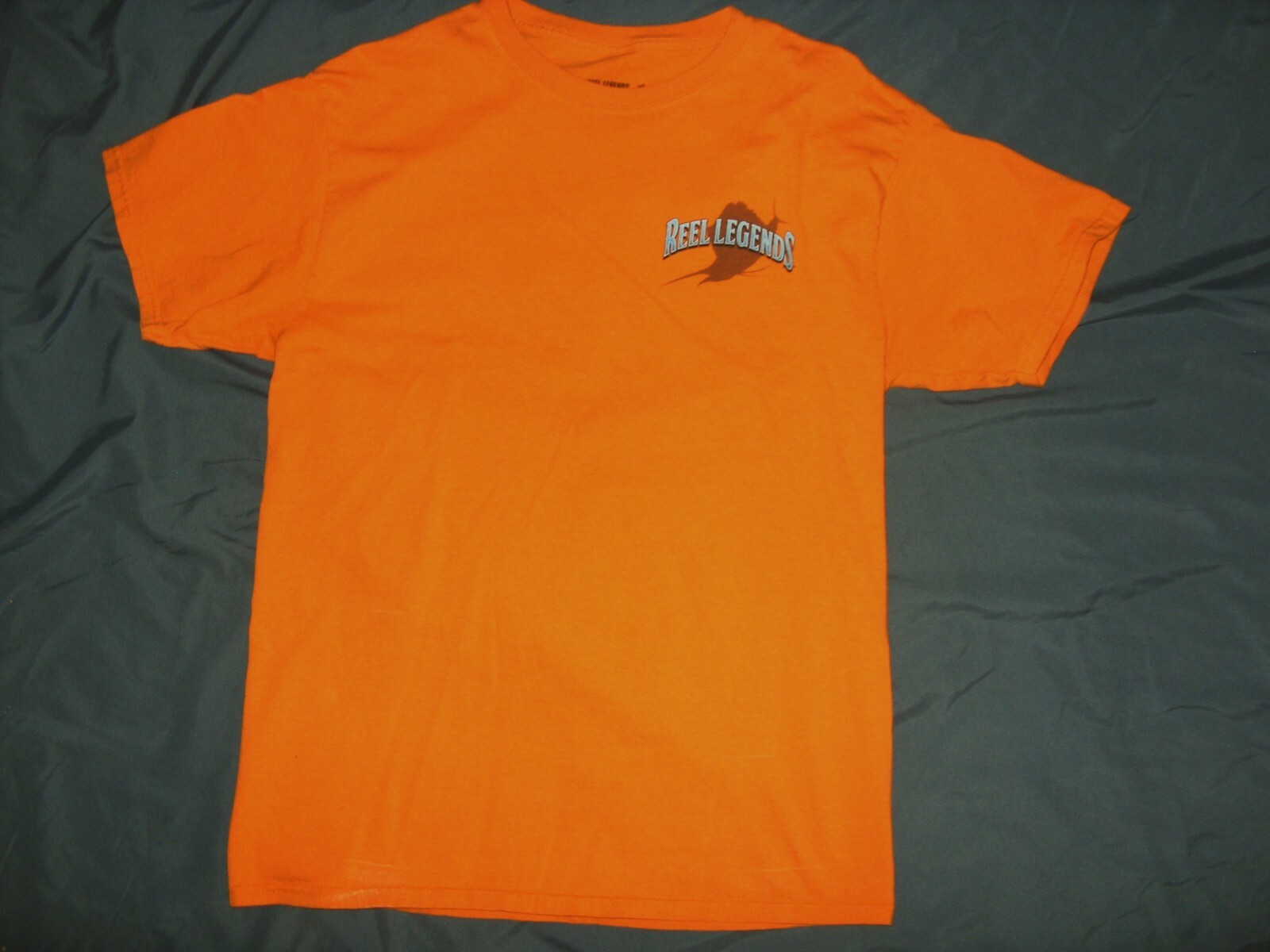 REEL LEGENDS T-shirt. Mens M. ‘Offshore Slam’. Fishing boating EXCELLENT Bright!