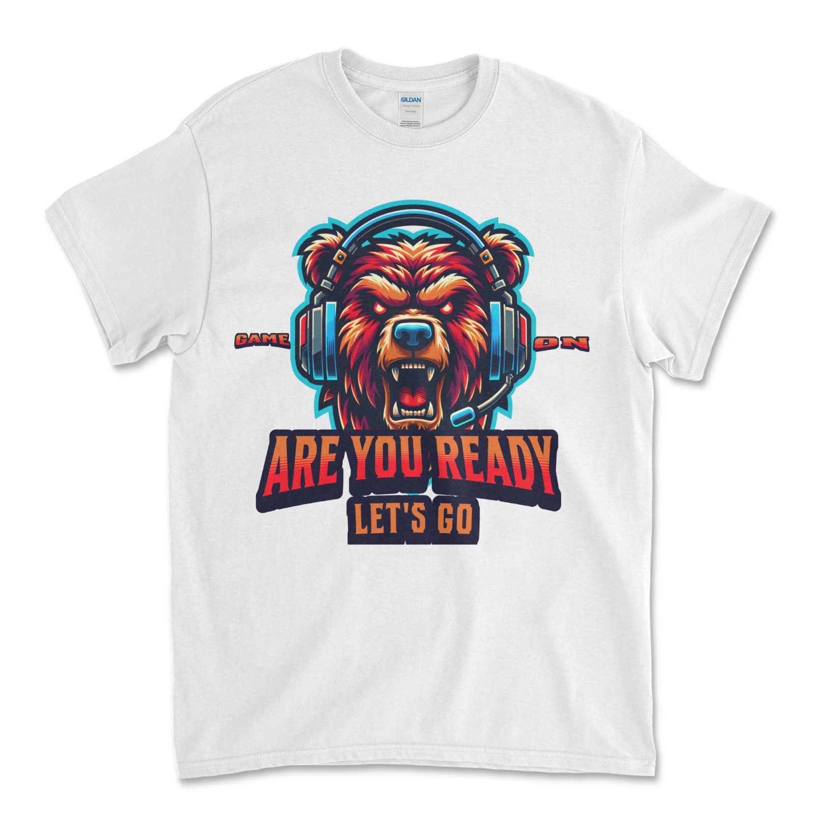 Custom T-Shirt Are You Ready! / Unisex Soft Style T-Shirts, Gildan Heavy- Cotton