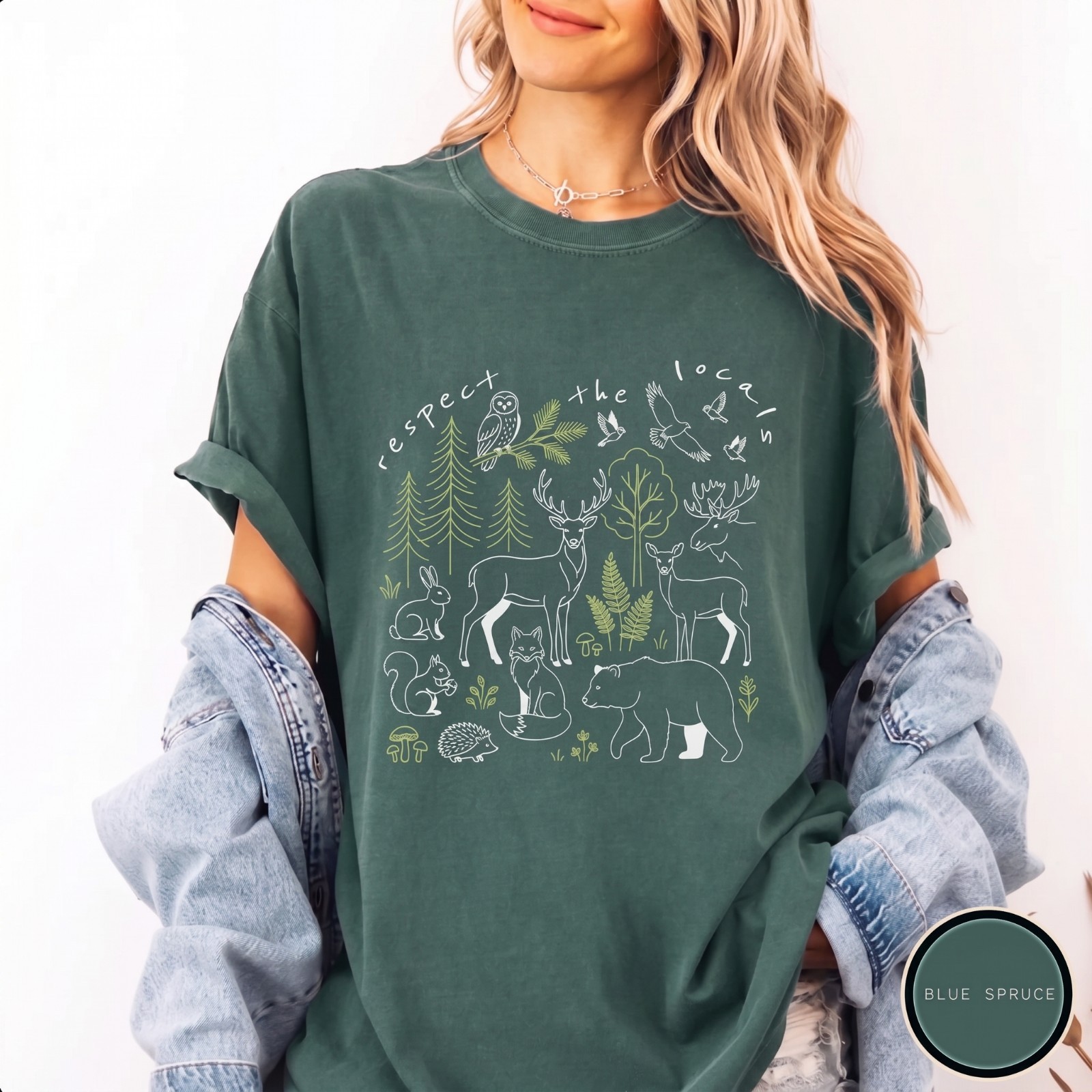 Comfort Colors Respect The Locals Shirt, National Park Tee, Camping T-Shirt