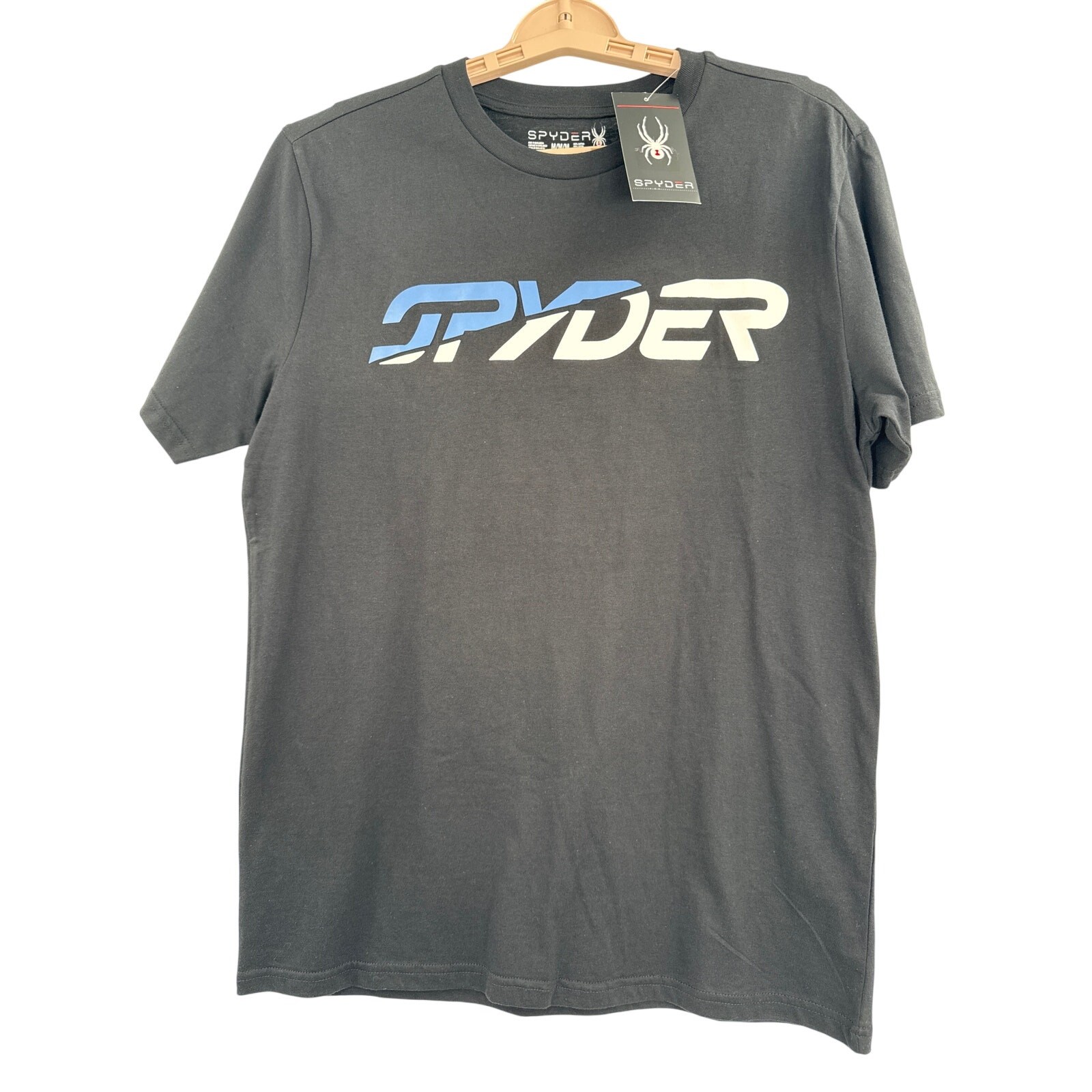 Spyder casual mens tshirt black size M