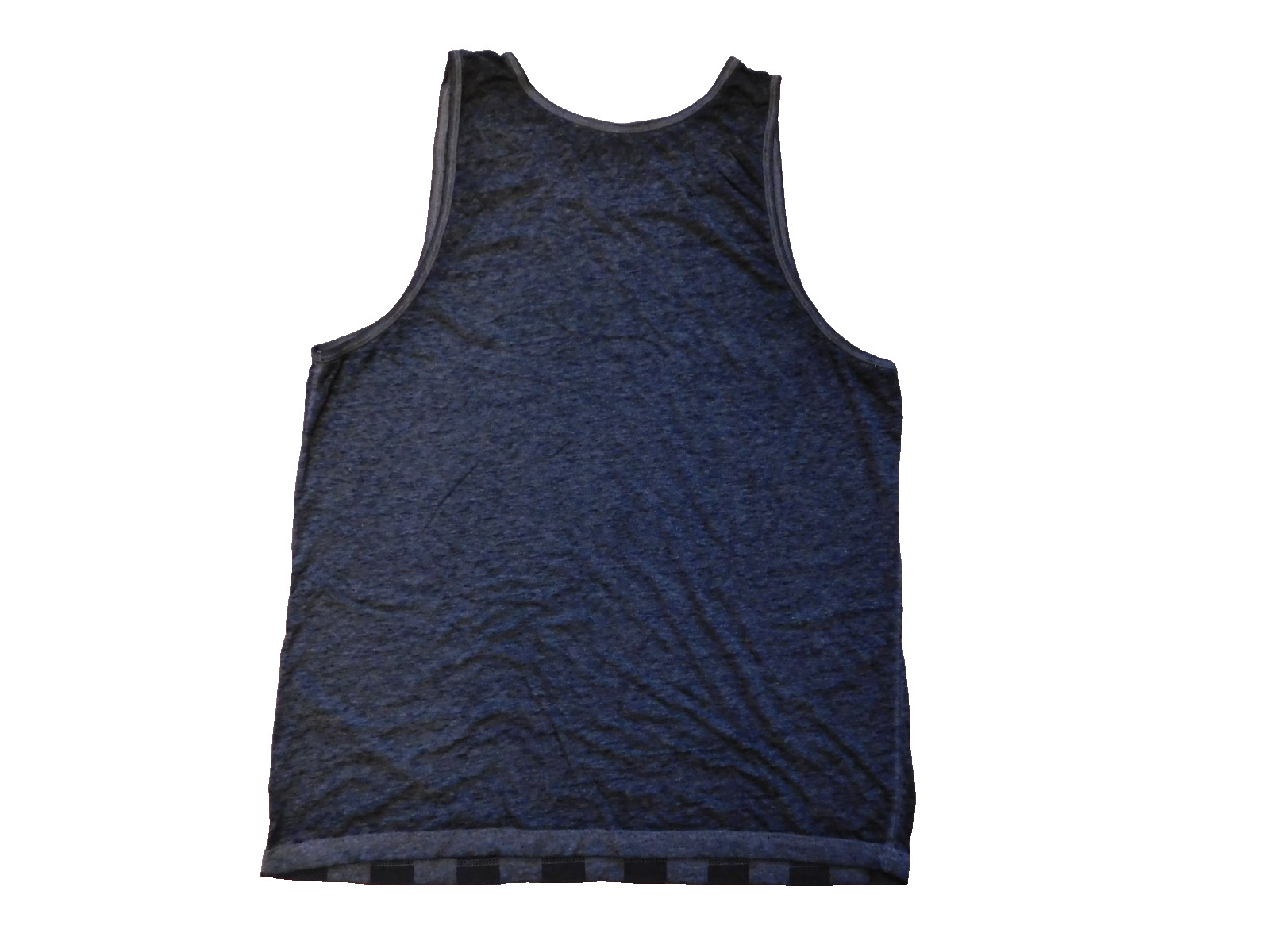 Mad Engine Men’s Black Gray Graphic Print Sleeveless T-Shirt Round Neck Sz Large