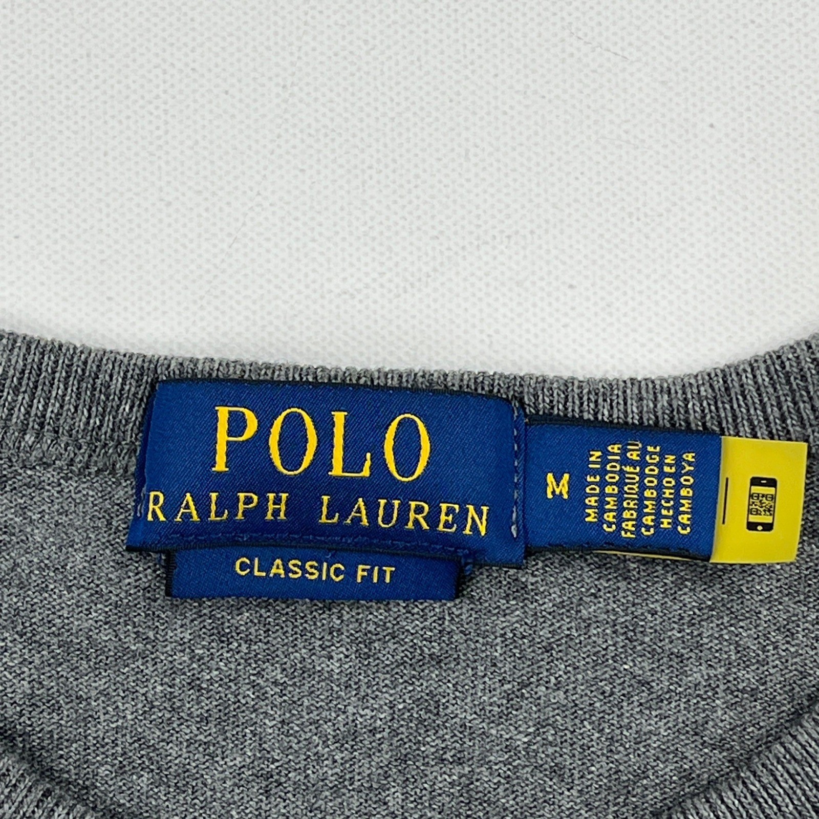 Polo Ralph Lauren Men’s Crest Logo Embroidered Classic Fit Heavy T-shirt Medium