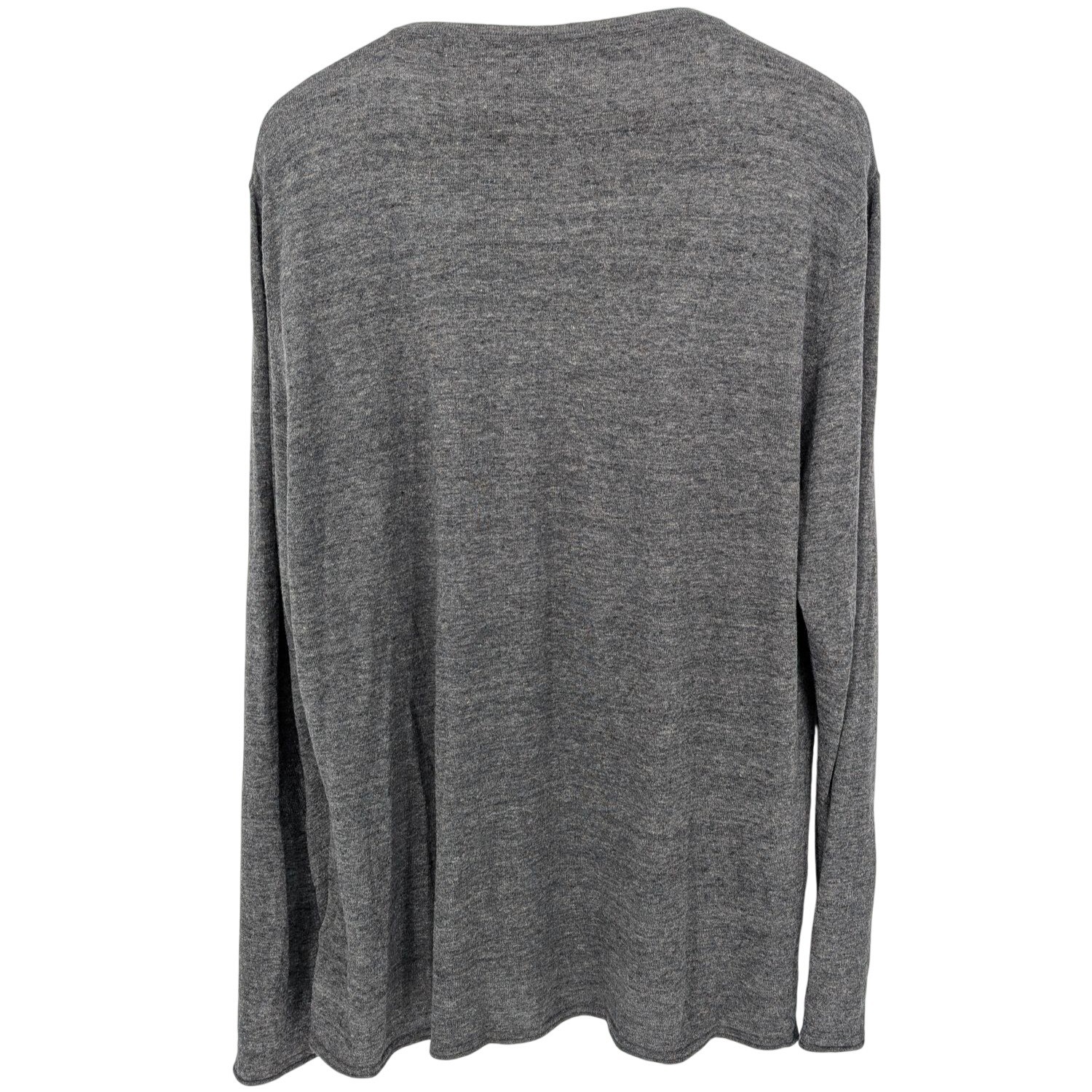 Billy Reid Henley Long Sleeve Shirt Lightweight Knit Minimalist Quiet Luxury XXL