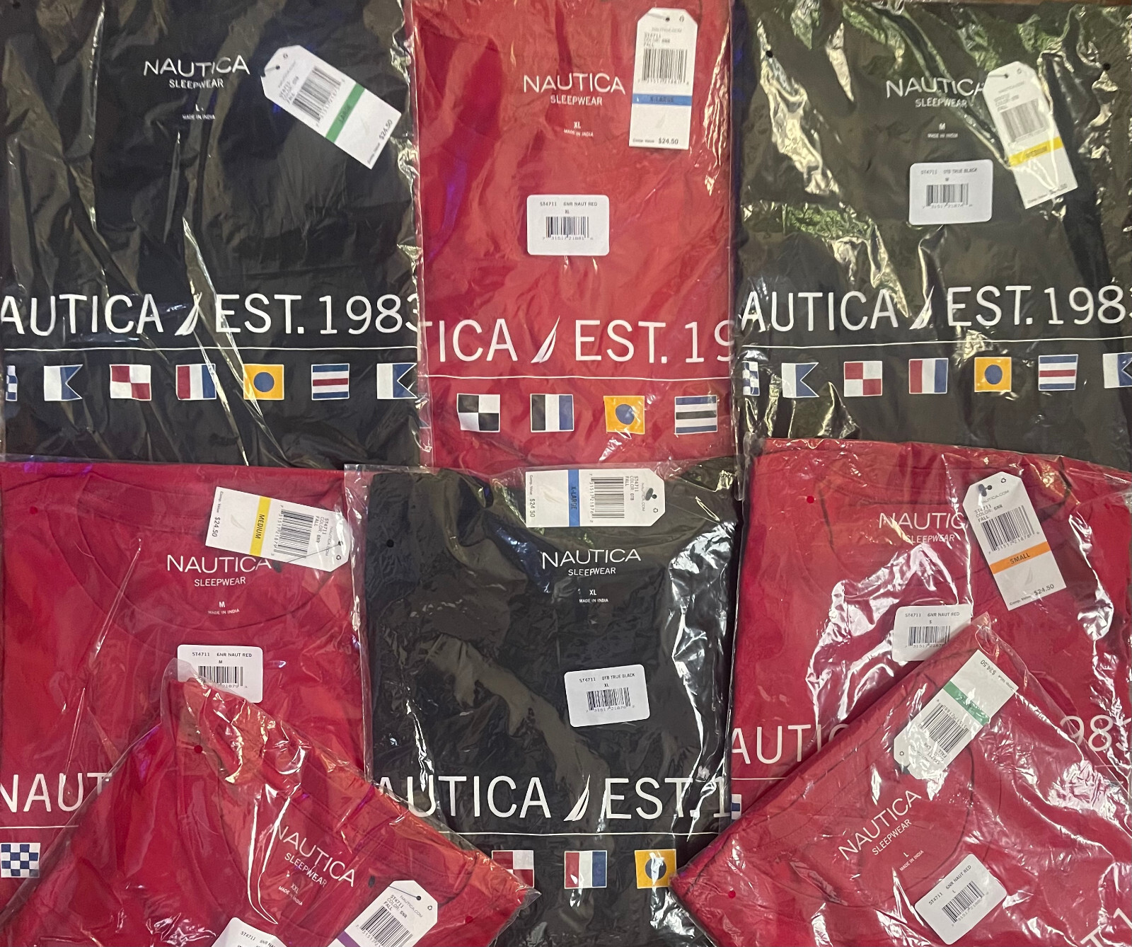 Nautica Men’s Short Sleeve Graphic Tee Sleep T-Shirts Choice S M L XL XXL – NEW