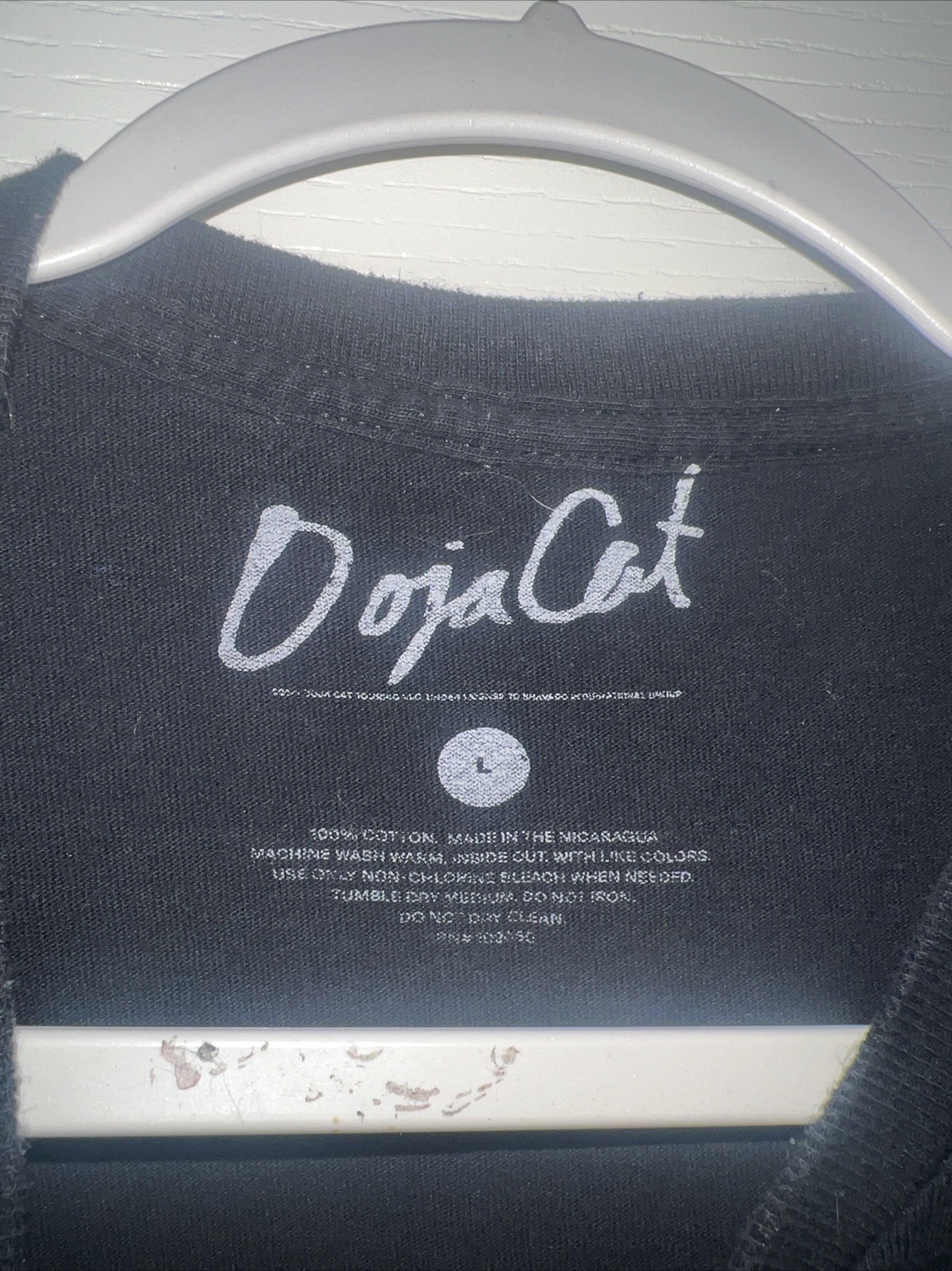 Doja Cat Tee Shirt T-Shirt Classic Parody Rock Large Hip-Hop Pop Music Vintage
