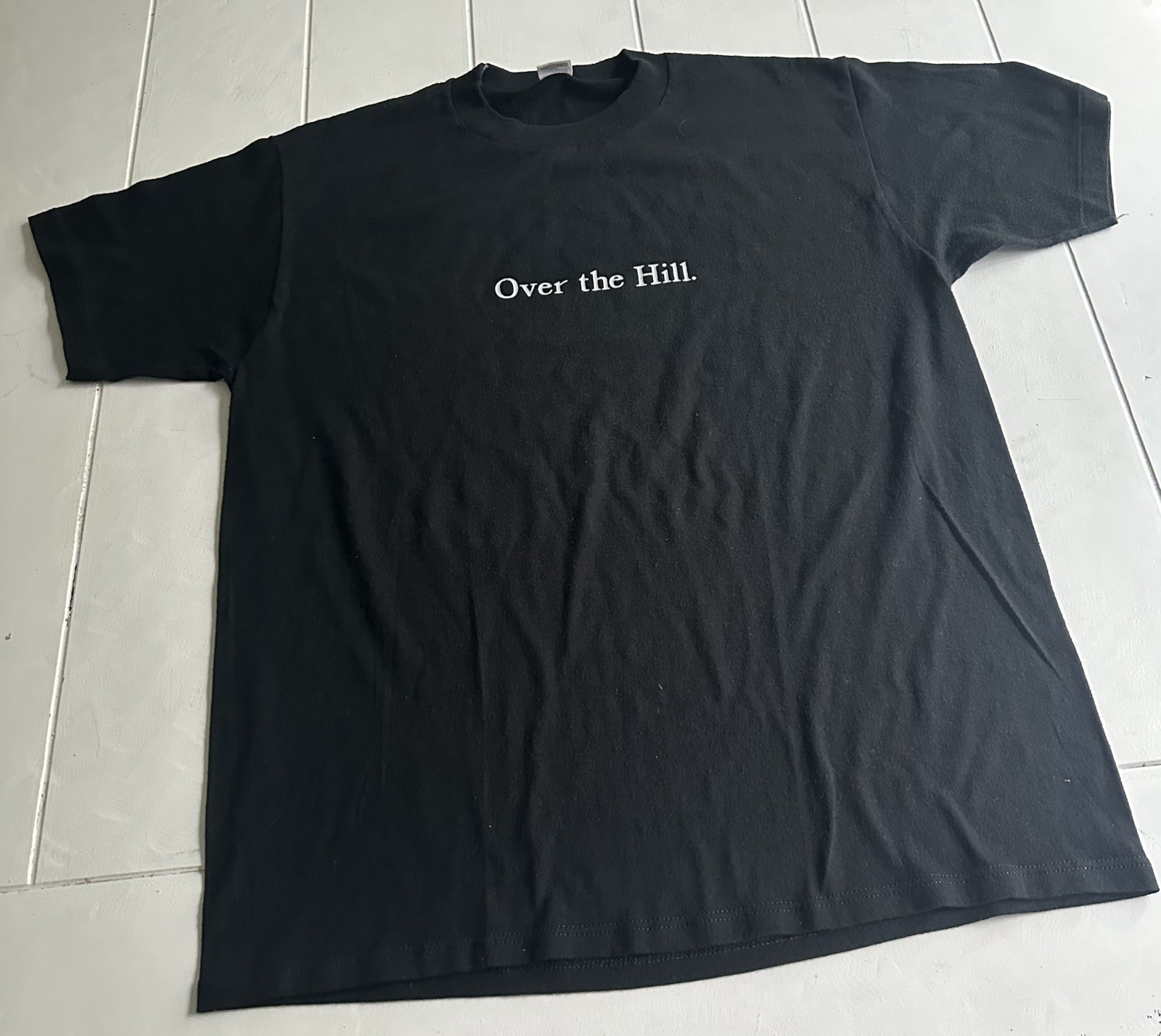 Vintage Over The Hill T-Shirt Men Sz XL Single Stitched 50/50 70s 80s Sportswear