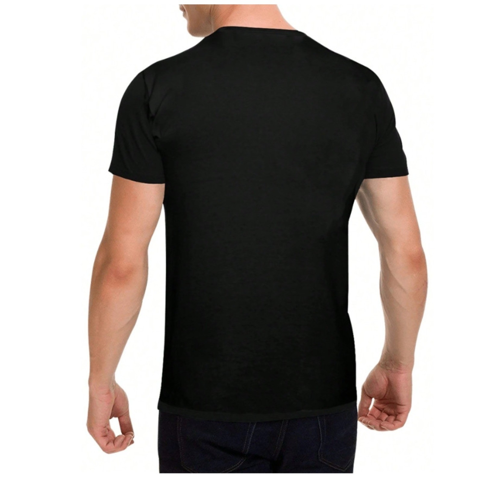Men’S Funny F-CAW-F Crow Graphic T-Shirt – Black with Teal Print, Regular Fit Sh
