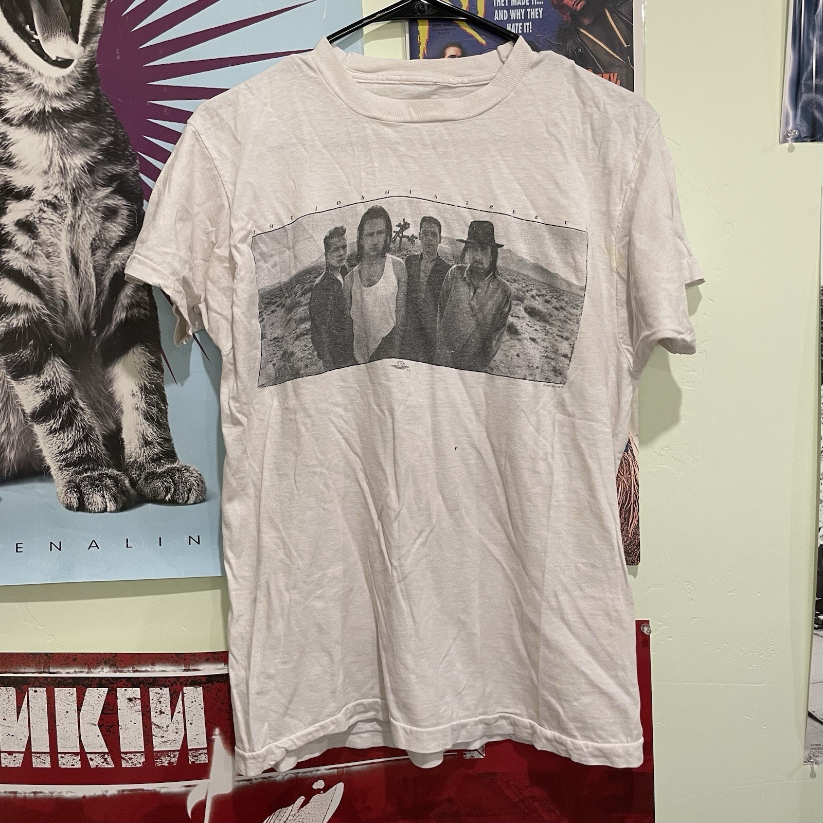 Vintage 80s U2 Joshua Tree Band Shirt Tour (1987)