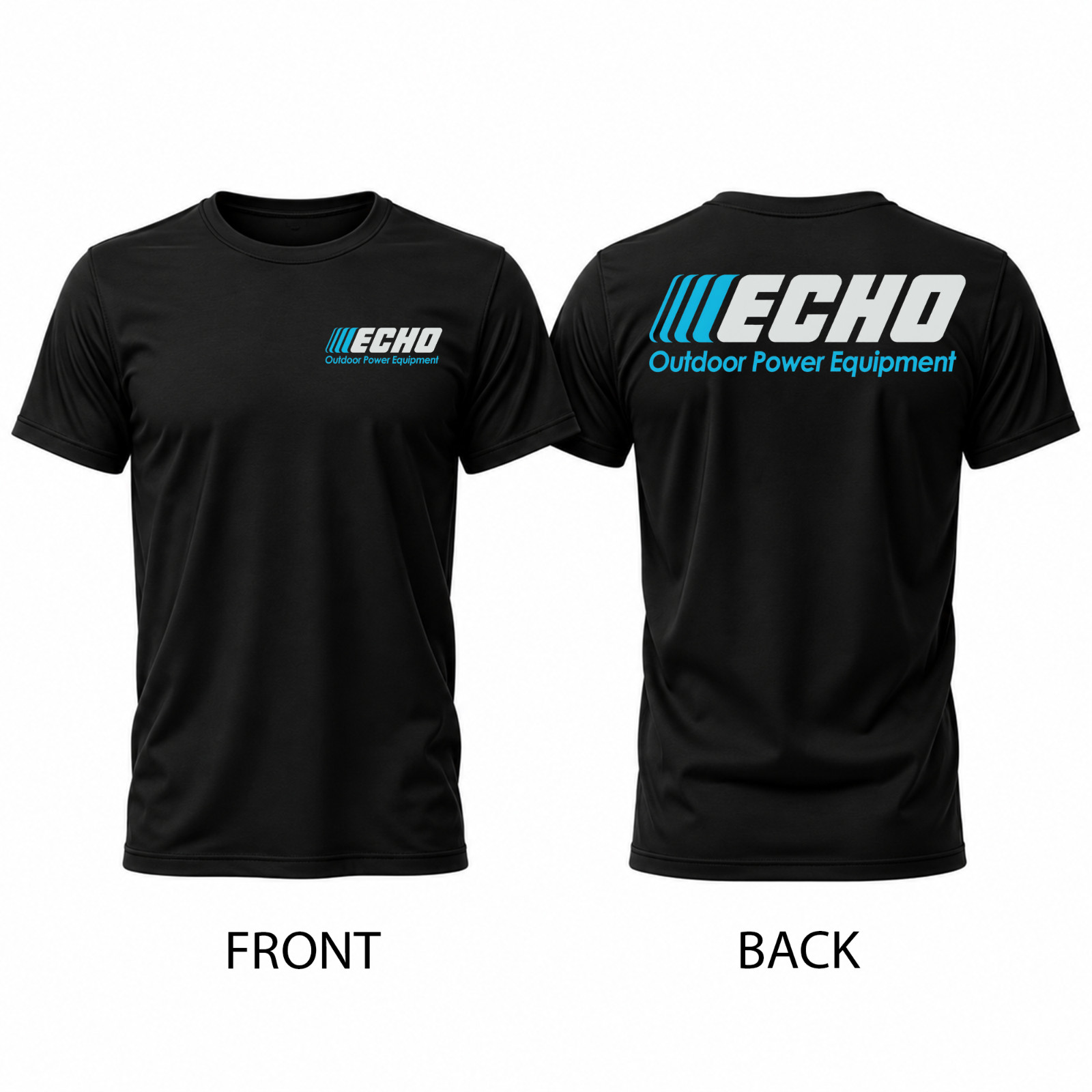ECHO Outdoor Power Men’s Black Graphic T Shirt