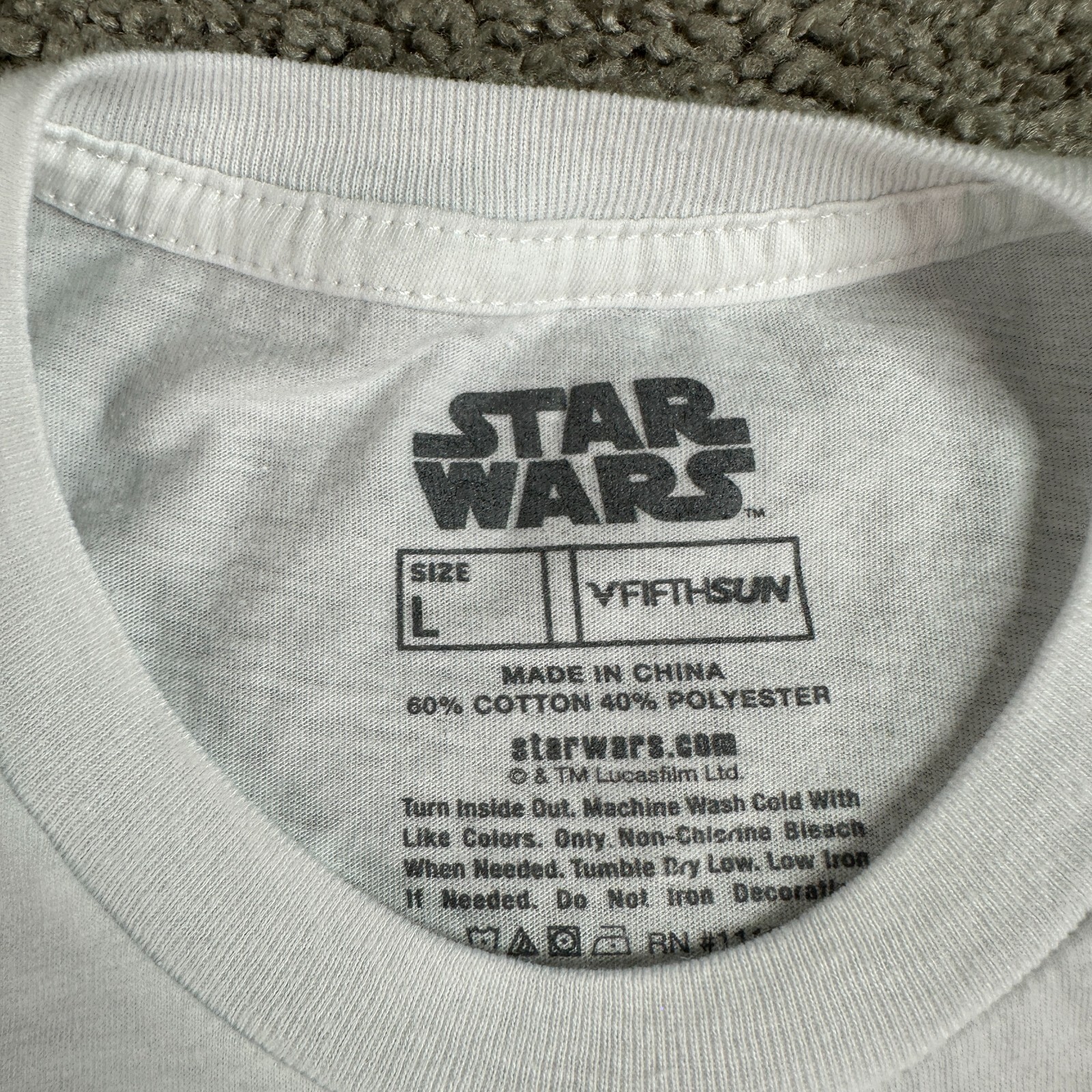 Star Wars Shirt Mens Large White Multicolored BB-8 Variations Short Sleeve