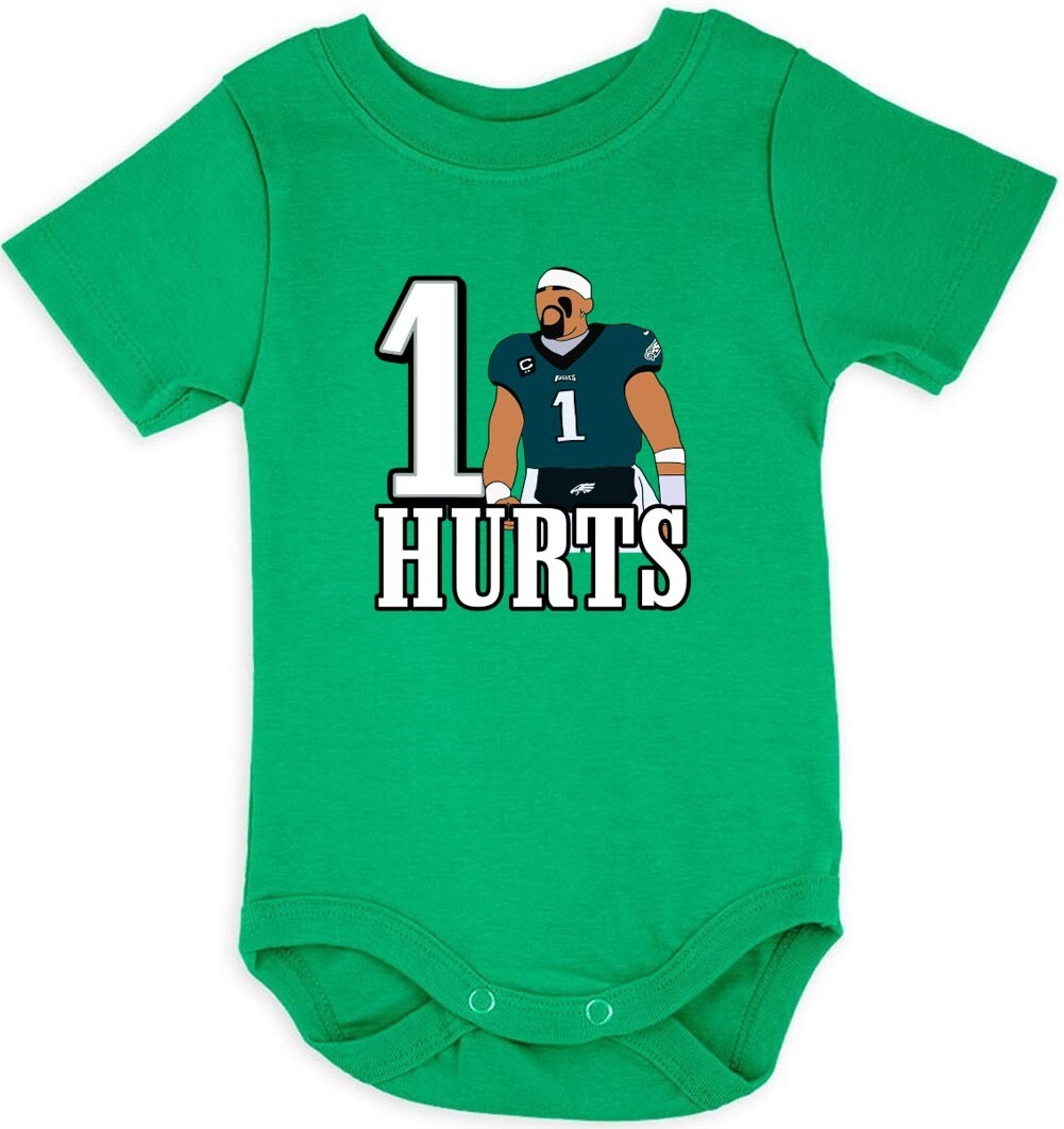 Jalen Hurts 1 Jersey Creeper Romper One Piece BABY