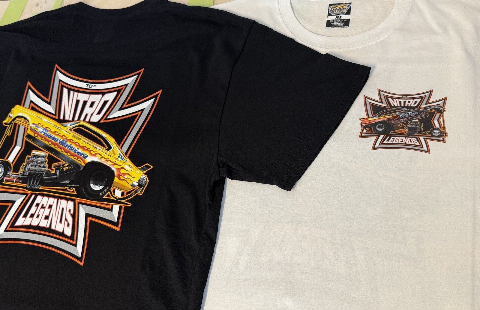 NITRO LEGENDS Candies & Hughes Cuda Funny Car (299-004) T-Shirt