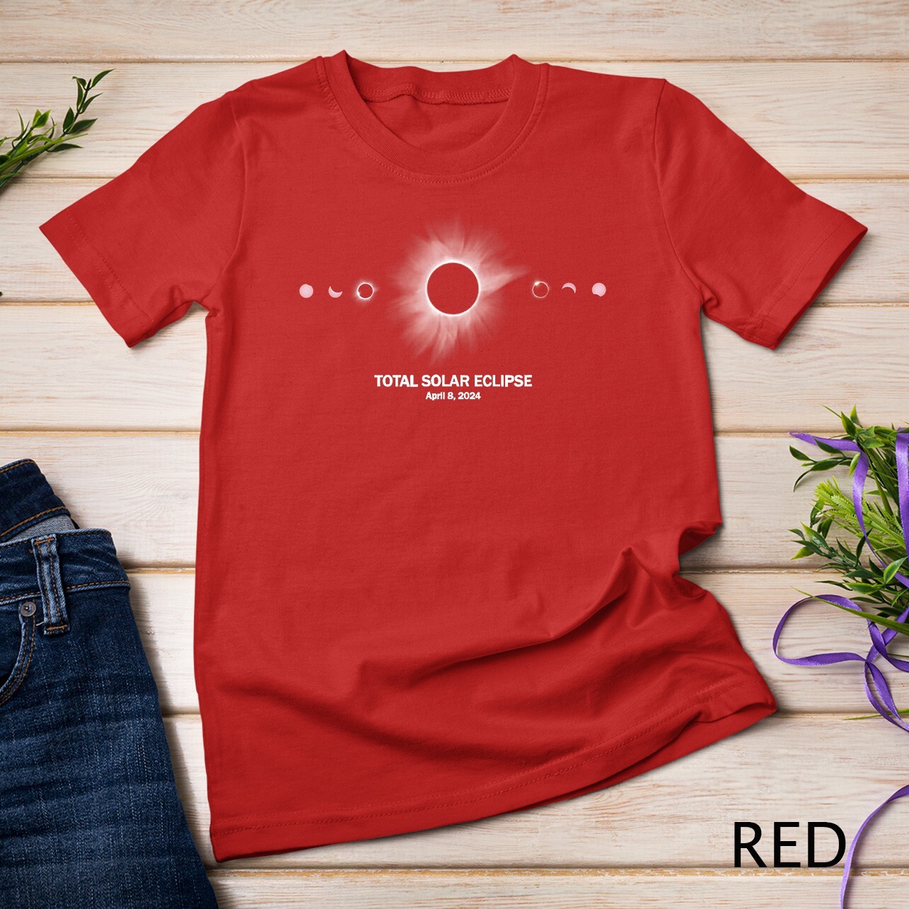 Solar Eclipse Shirt 2024 Total Eclipse T-Shirt Unisex T-shirt