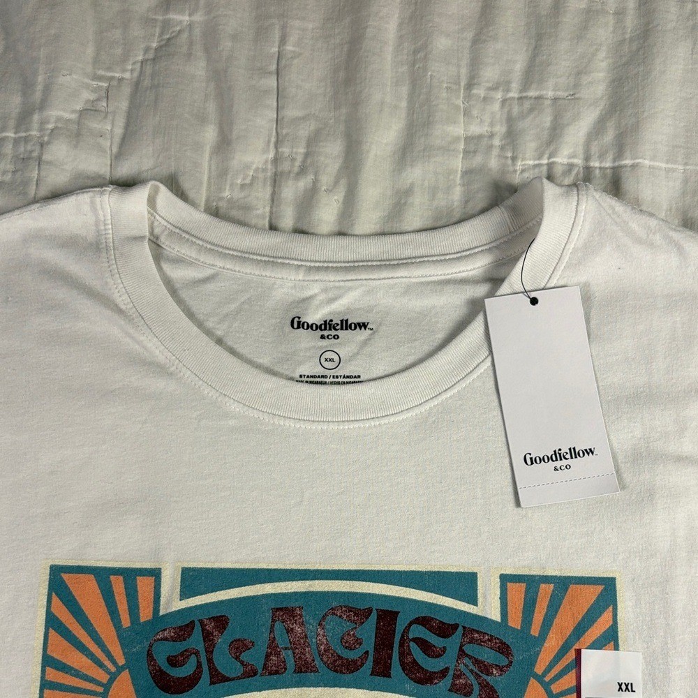 Glacier Rocky Mountains Mt Graphic T-Shirt XXL NWT