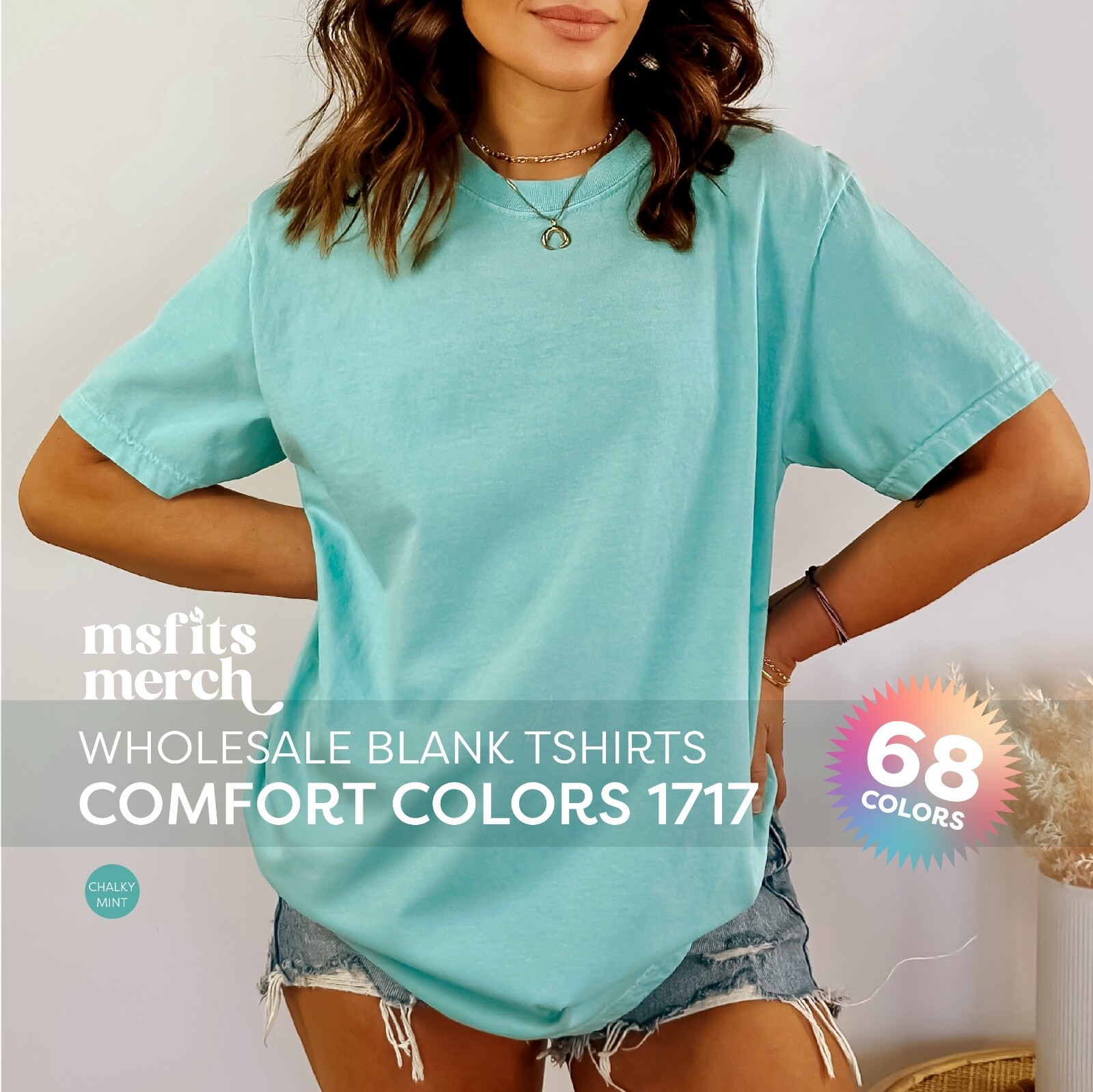 🔥Comfort Colors 1717 Unisex Short Sleeve Heavyweight TShirt Vintage Washed