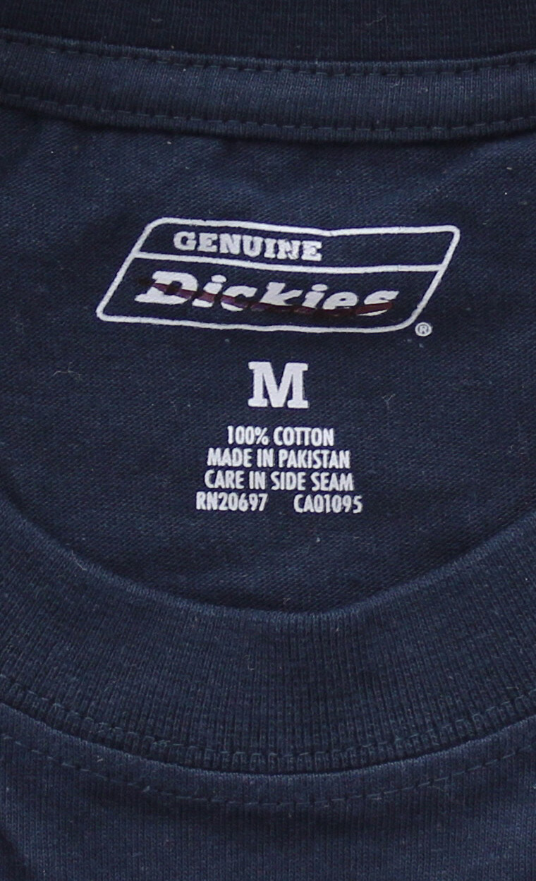 Dickies’ Men’s Long Sleeve T-Shirt Longer Length Lightweight Crew Neck, Pocket