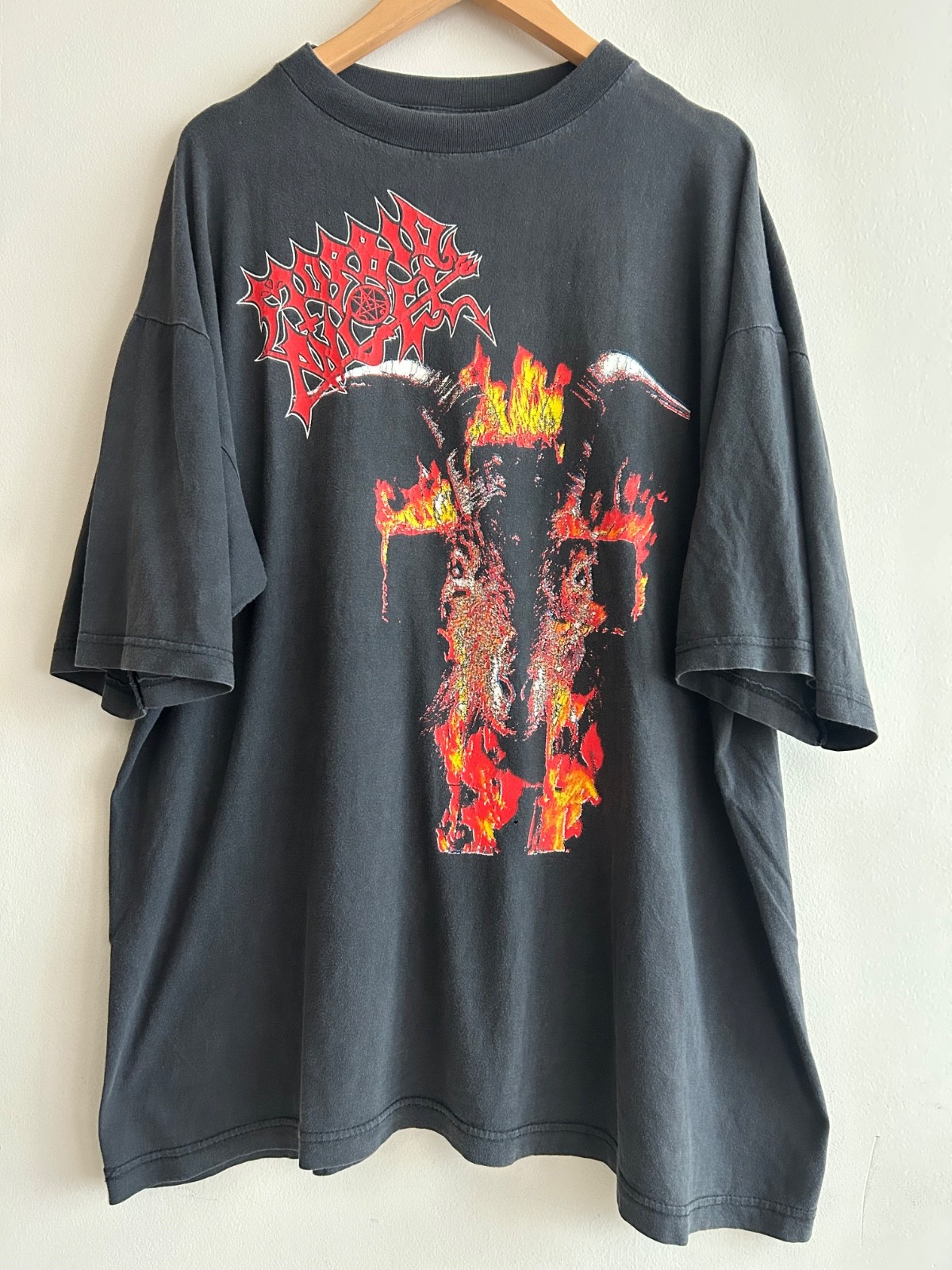 Vintage 1993 Morbid Angel Covenant XL Black T Shirt Very Rare Black Metal Banger