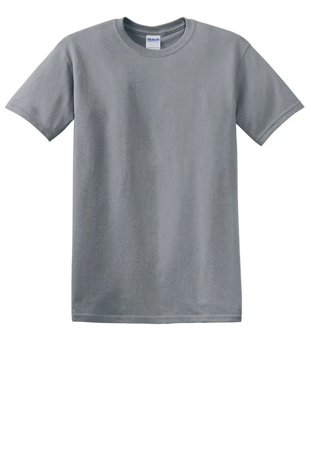 6 Pack Gildan 5000 Men’s T-Shirt Heavy Cotton Short Sleeve Plain Blank Tee S-3XL