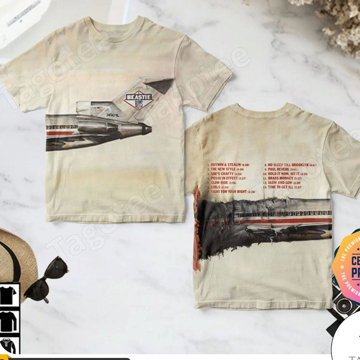 Beastie Boys Licensed To Ill Album Cover 3D T Shirt Full Size S-5XL
