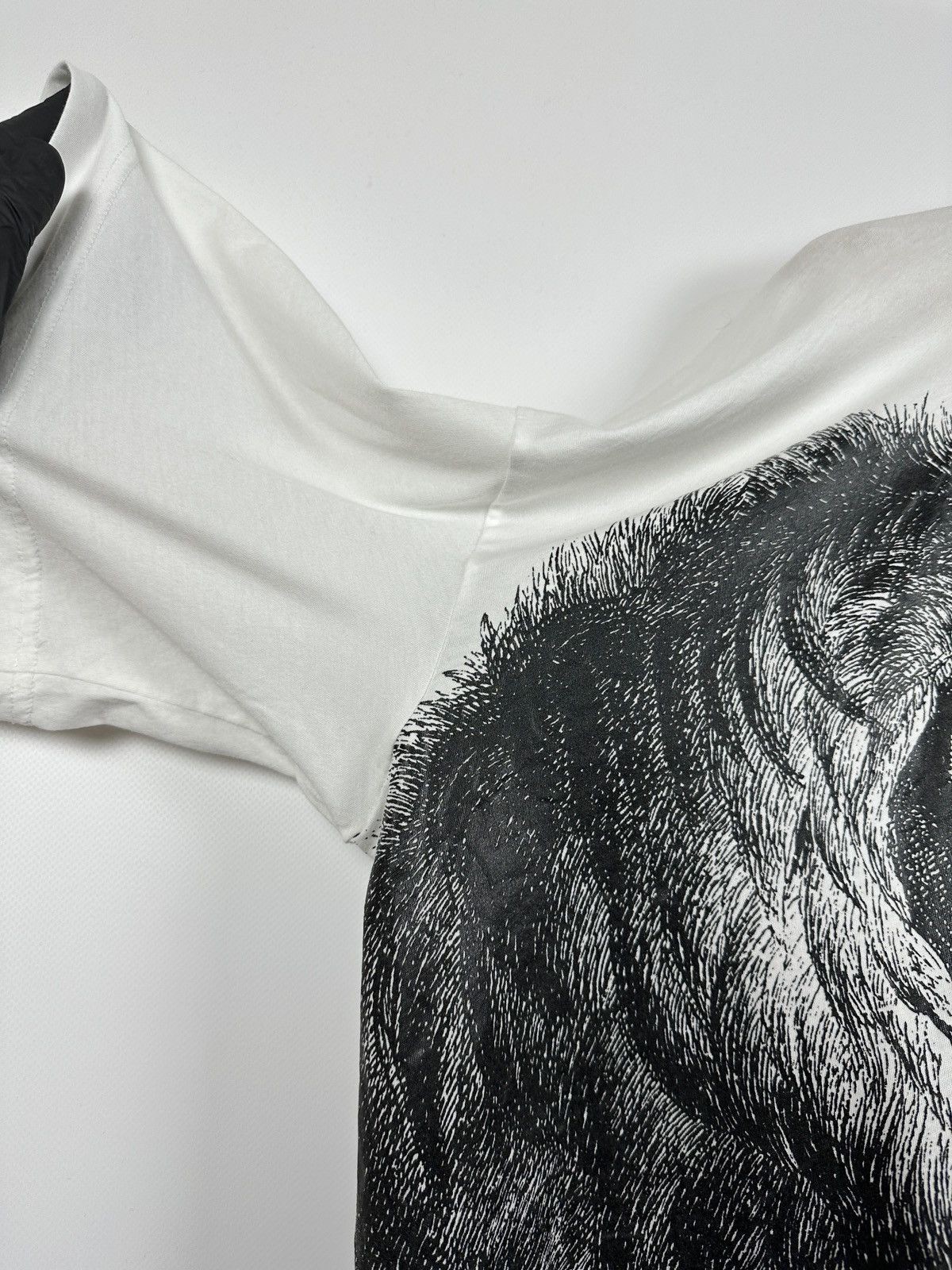 Vivienne Westwood Anglomania Graphic Lion Orb White T-Shirt Size OS