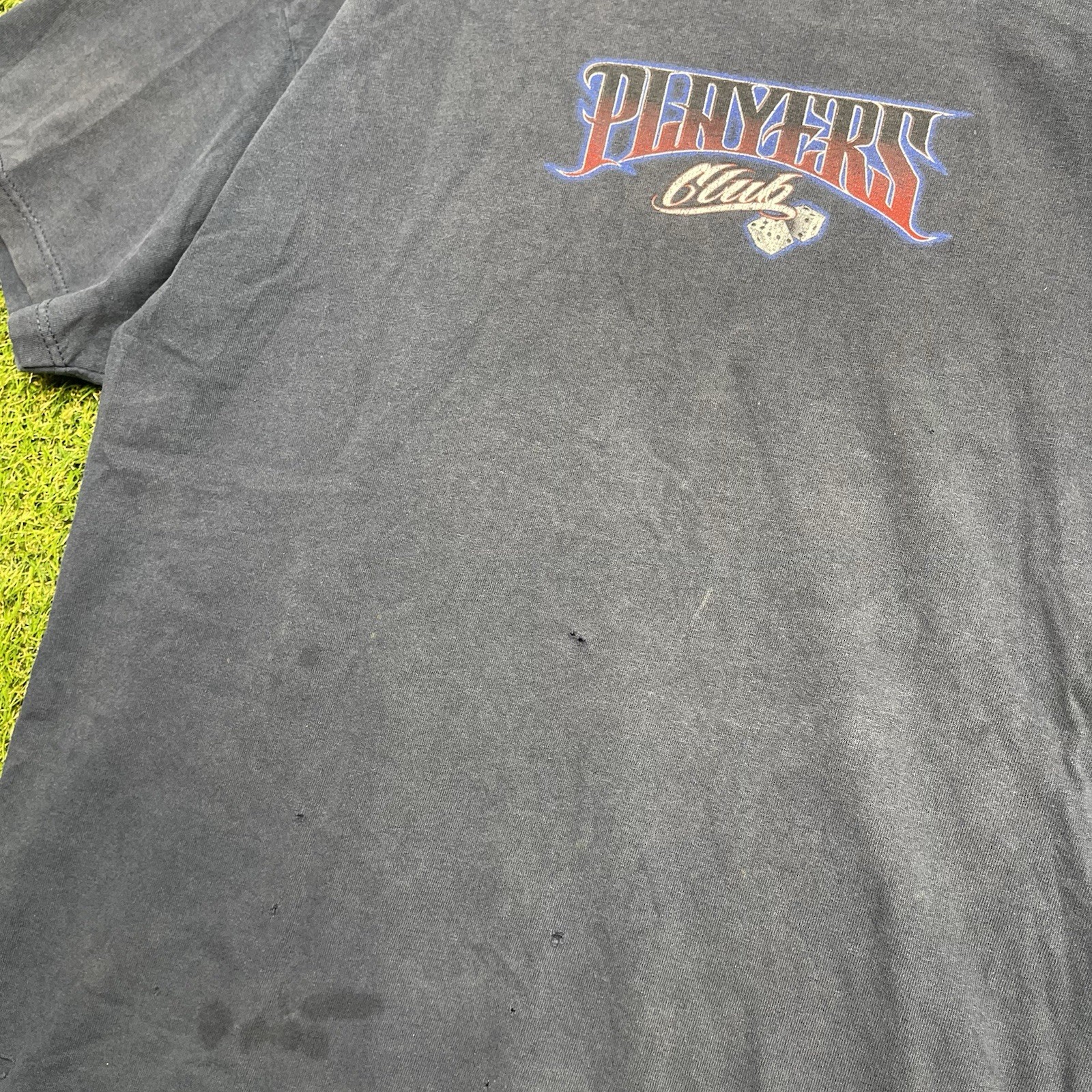 Vintage Carnival Cruises Players Club Shirt Mens Large Wild Winners Faded y2k