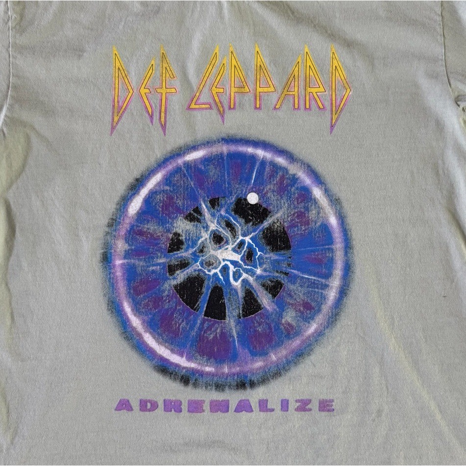 Def Leppard Adrenalize T-Shirt Large 2022 Rock Band Graphic Tee