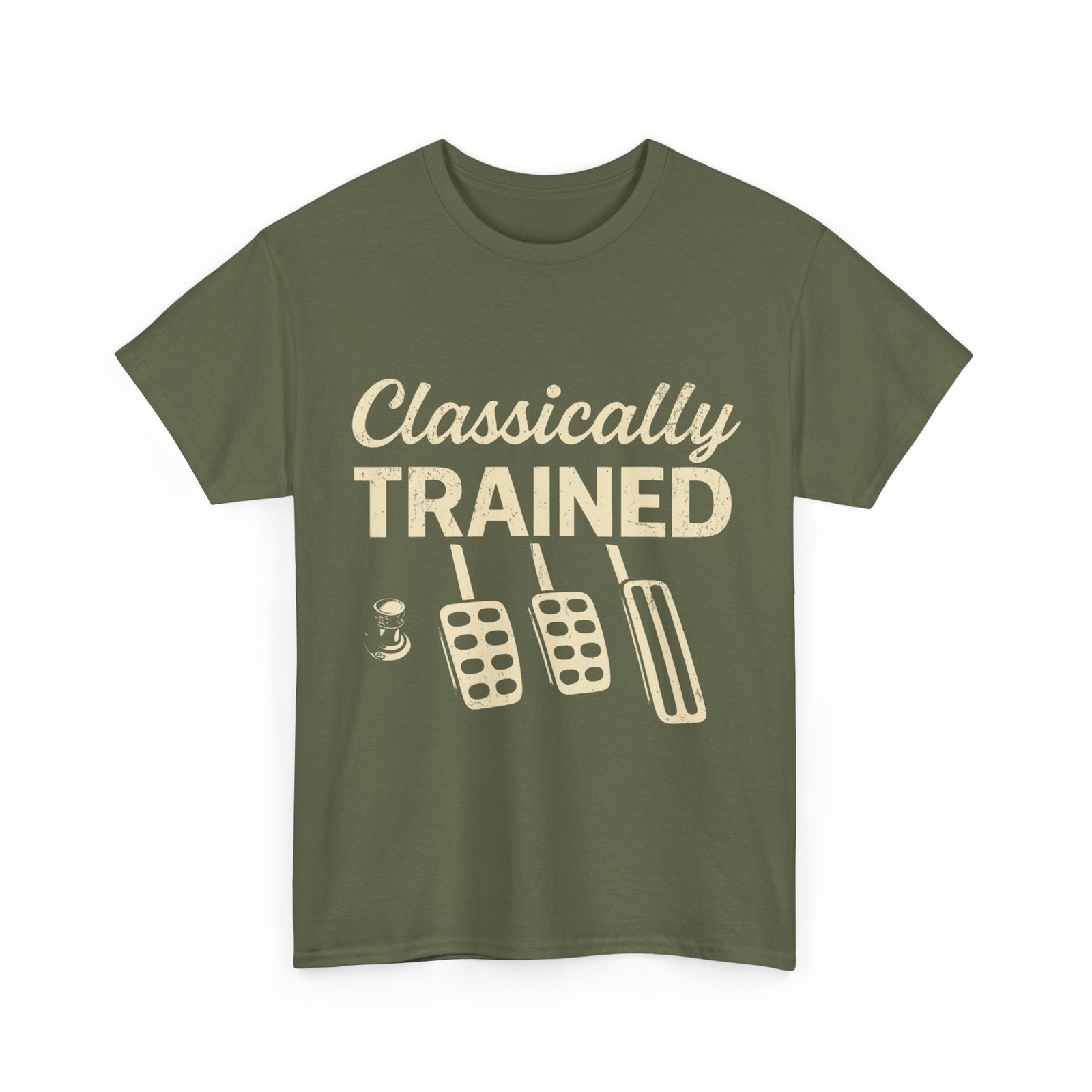 Classically Trained T-Shirt, Dimmer Manual Car Pedals Driving Shirt