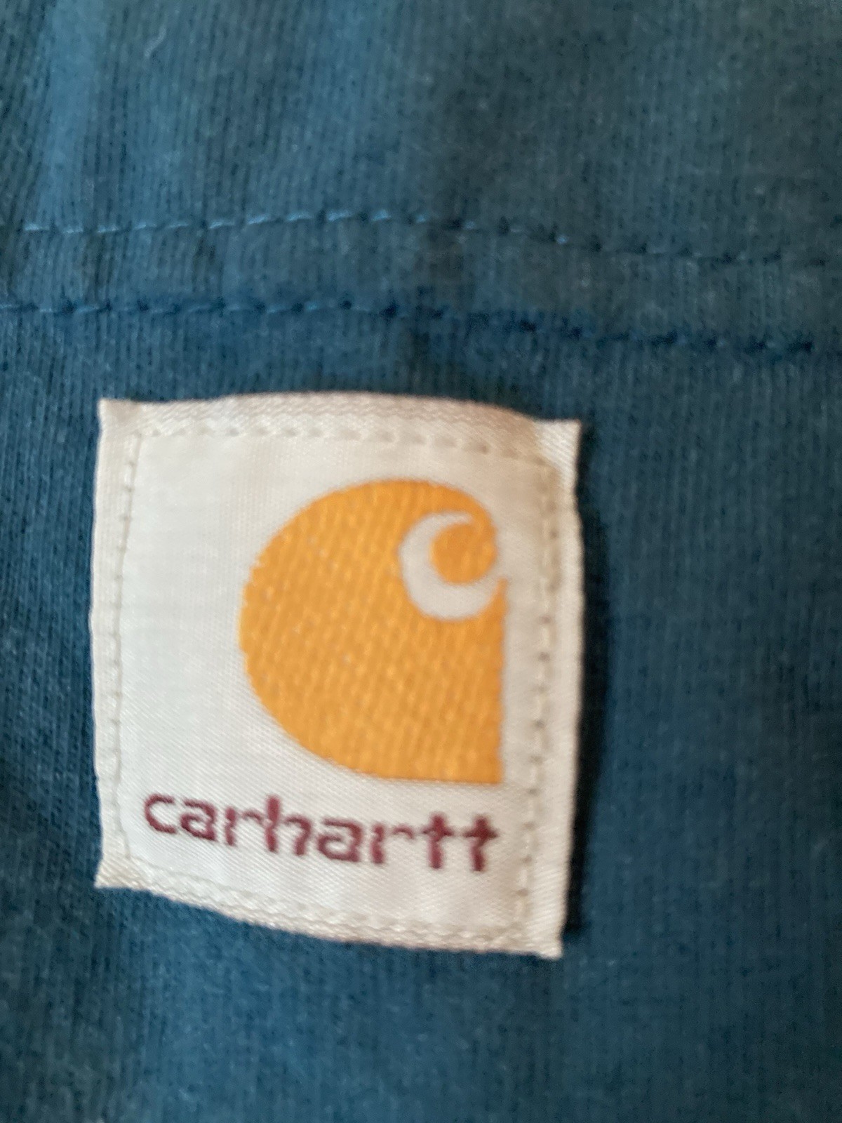 Carhartt Men’s XL Original Fit Pocket T Shirt Dark Teal Heavyweight
