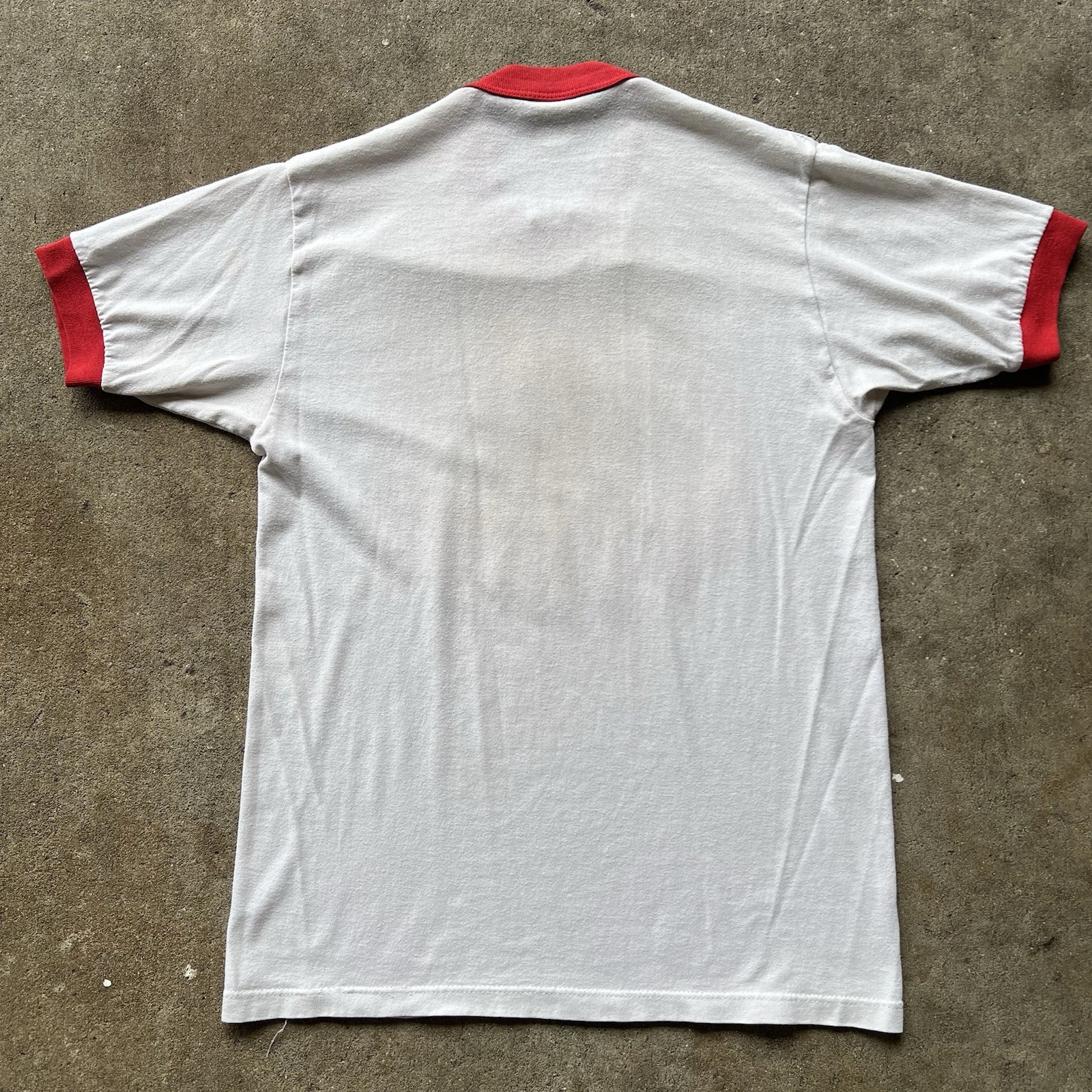 Vintage Us Army Unit Ringer T-Shirt 1-5 AAA Air Attack Men Medium Military Usa