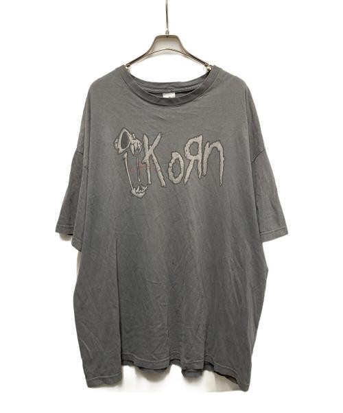 ALSTYLE APPAREL & ACTIVEWEAR 00s KORN band print T-shirt gray